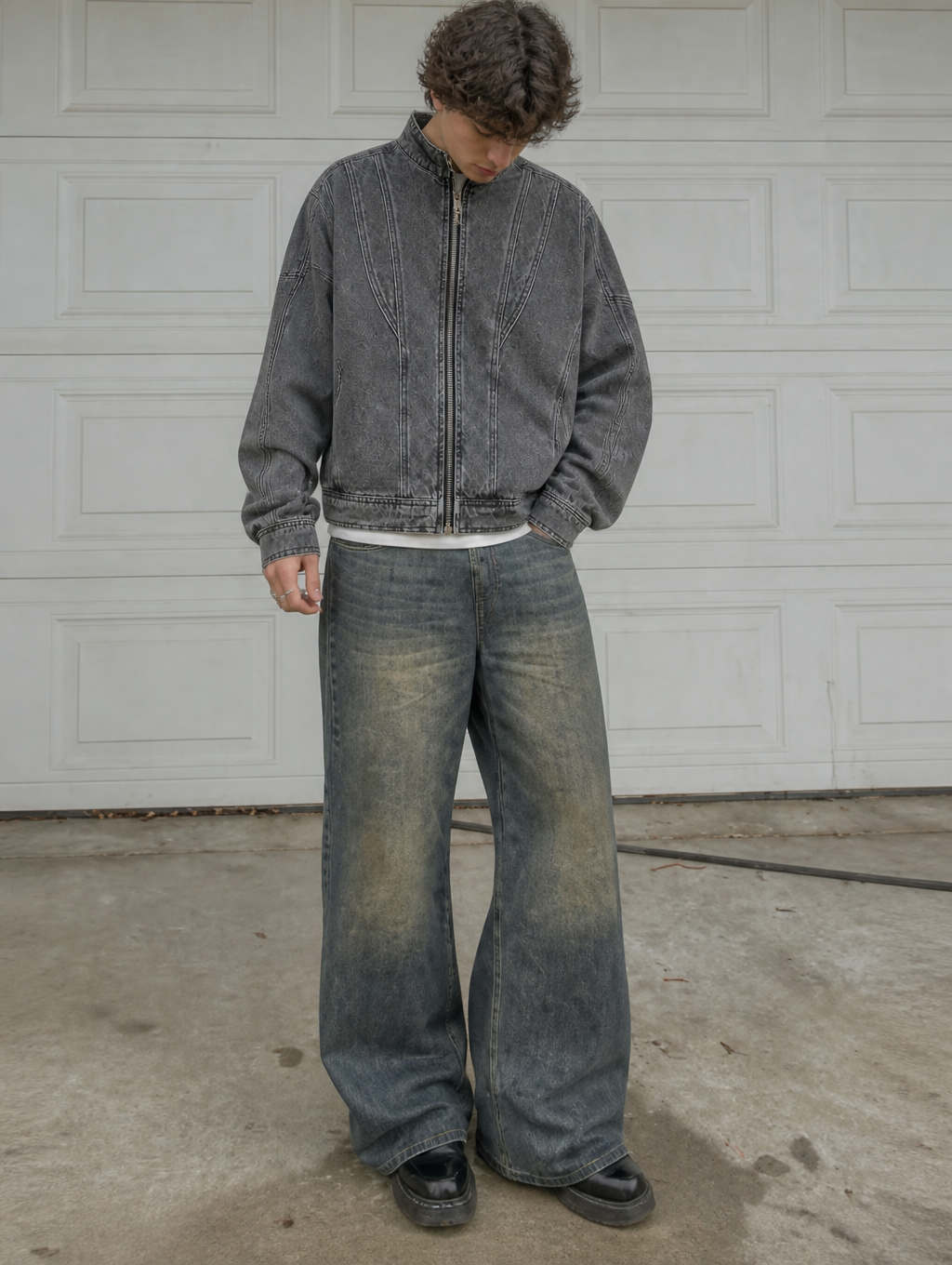 UNSEEN-Studios Ghostwash Denim Jacket