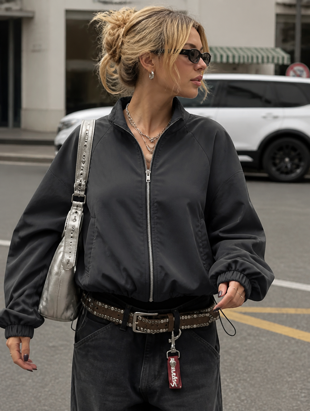 UNSEEN-Studios Airwave Cropped Wind Jacket