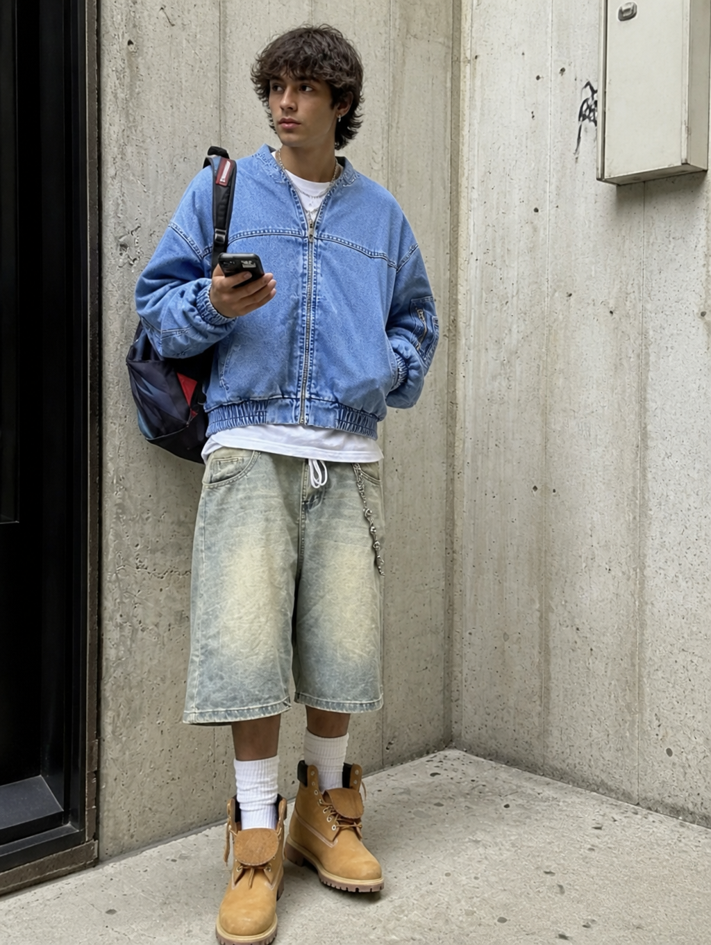 UNSEEN-Studios Vintage Washed Denim Jacke