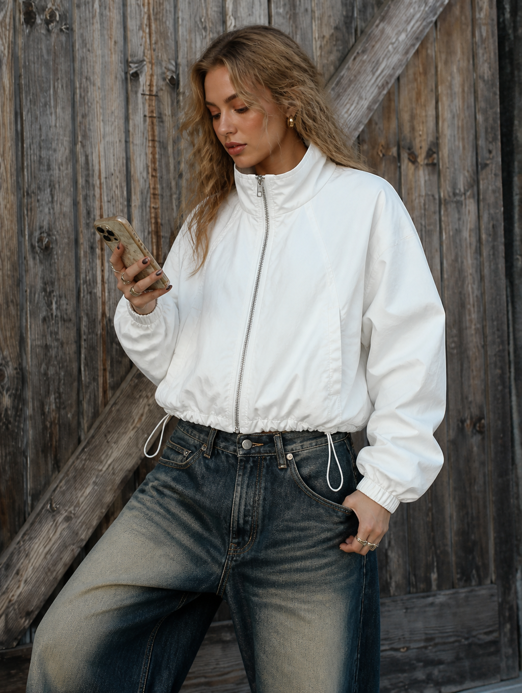 UNSEEN-Studios Airwave Cropped Wind Jacket