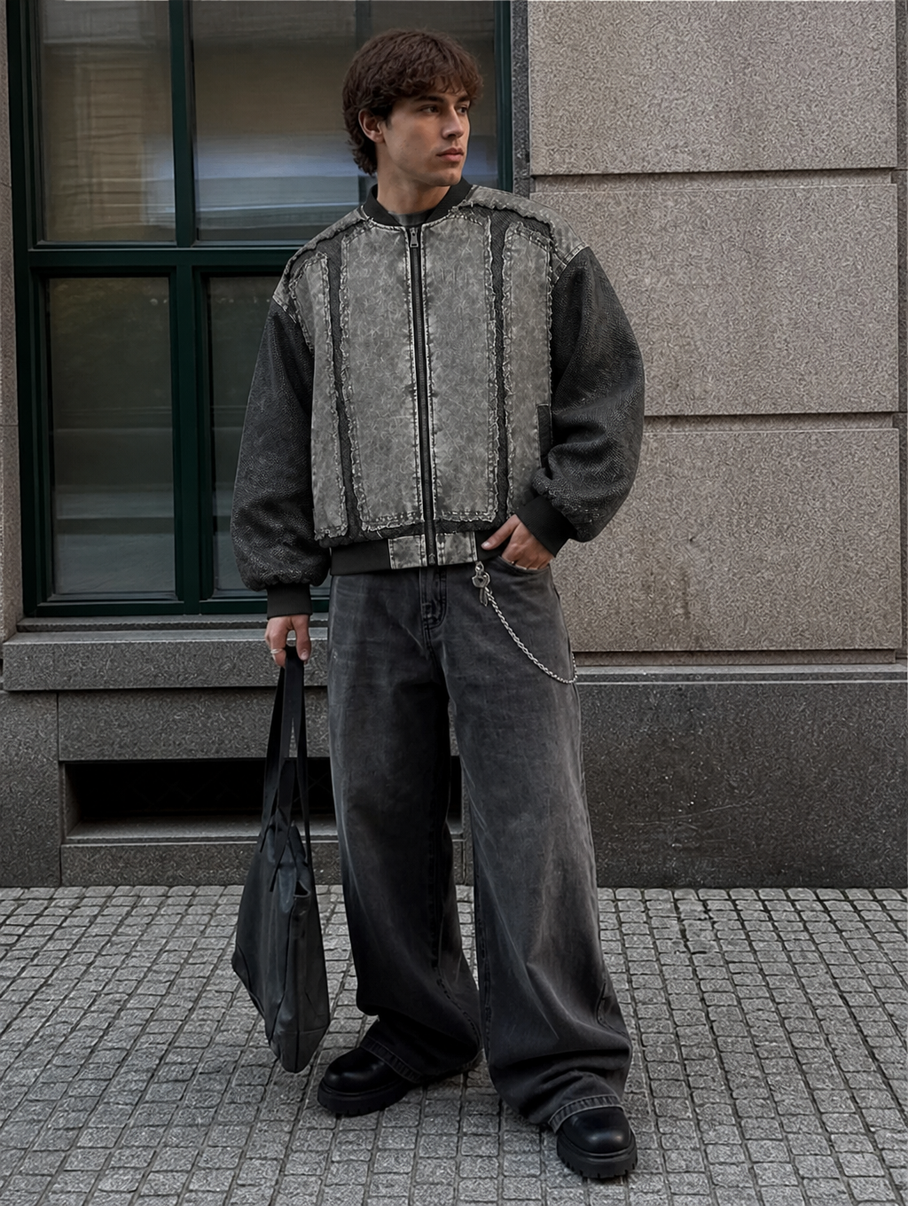 UNSEEN-Studios Raw Edge Bomberjacket