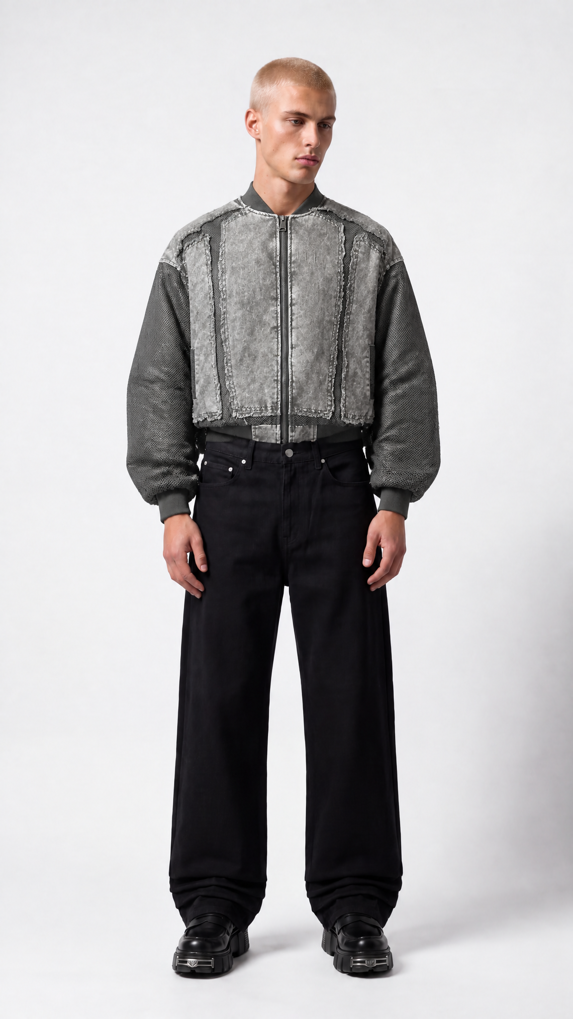 UNSEEN-Studios Raw Edge Bomberjacket