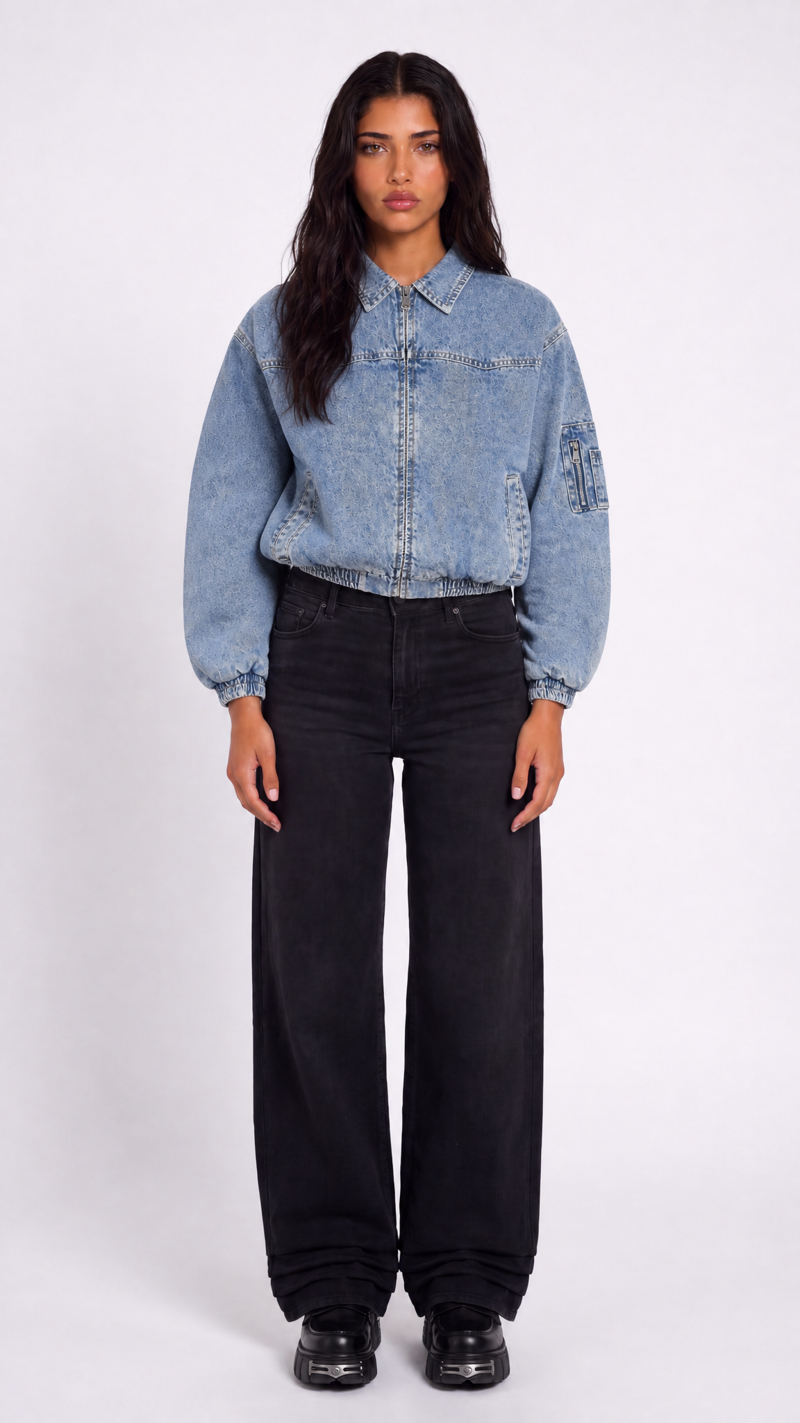 UNSEEN-Studios Vintage Washed Denim Jacke