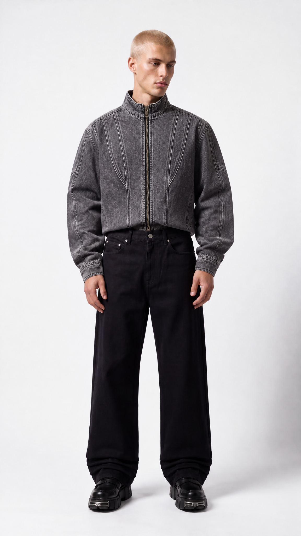 UNSEEN-Studios Ghostwash Denim Jacket