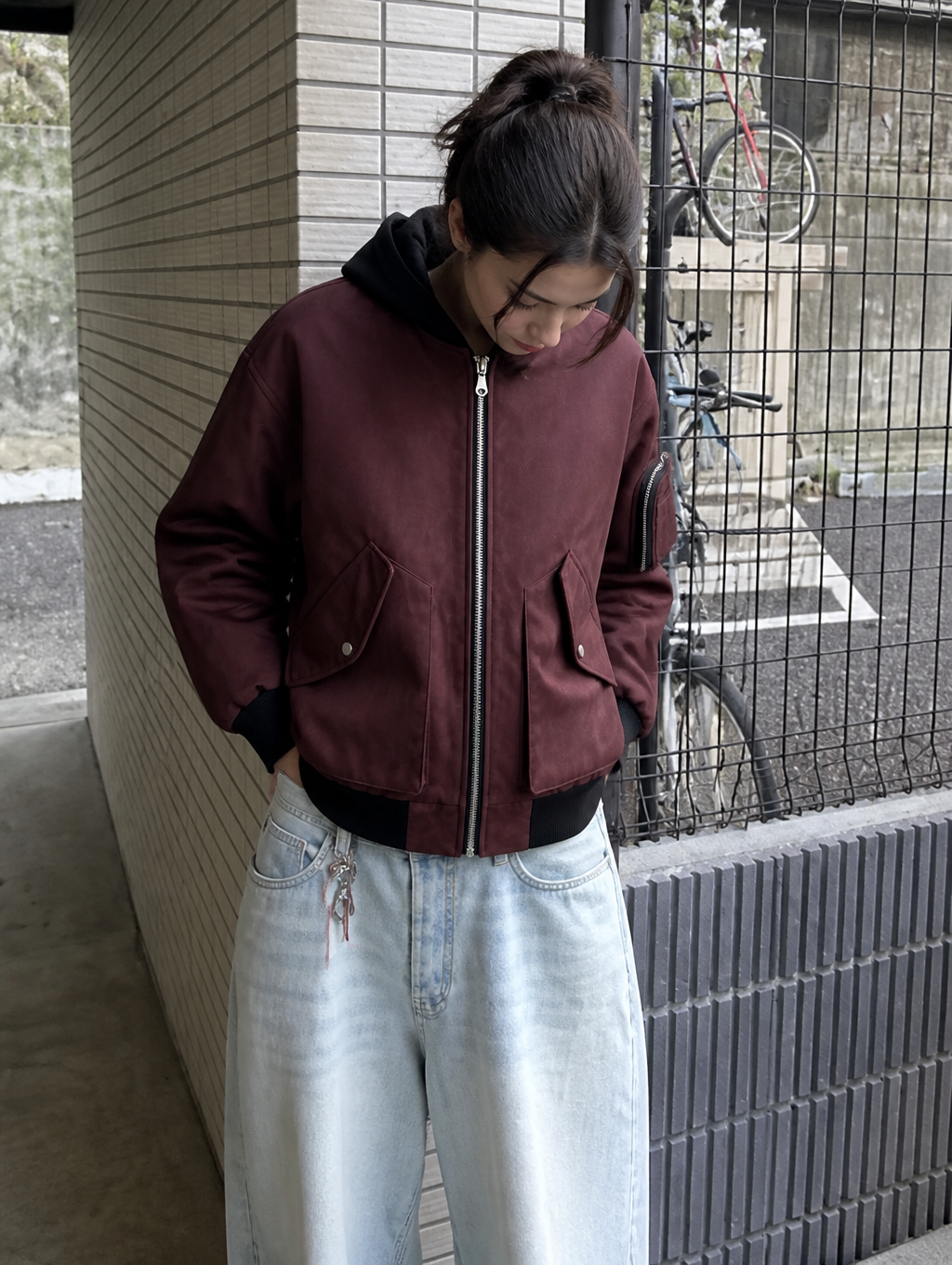 UNSEEN-Studios Sector Utility Bomber Jacket