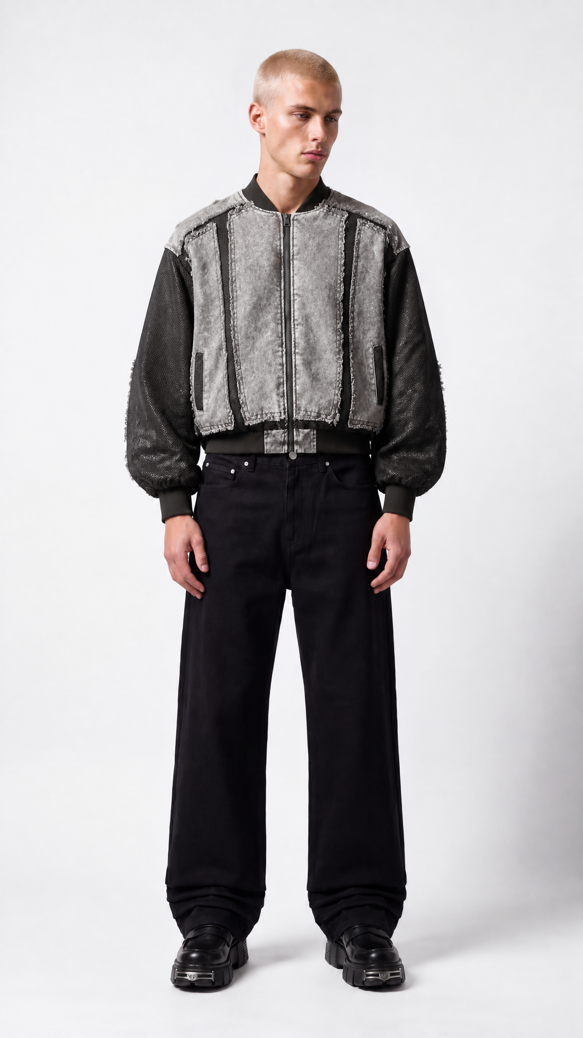 UNSEEN-Studios Raw Edge Bomberjacket