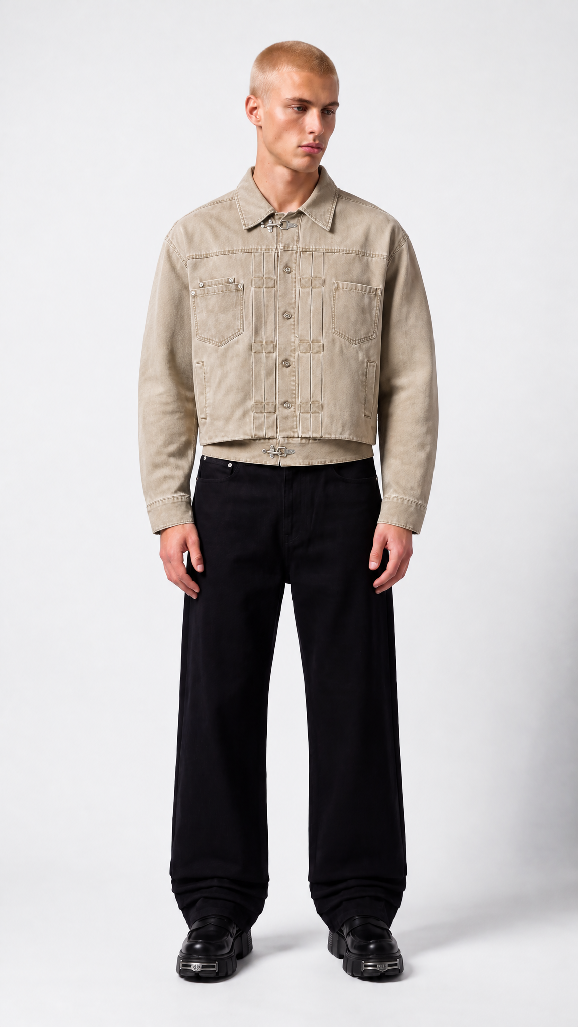 UNSEEN-Studios Chainlink Denim Jacket