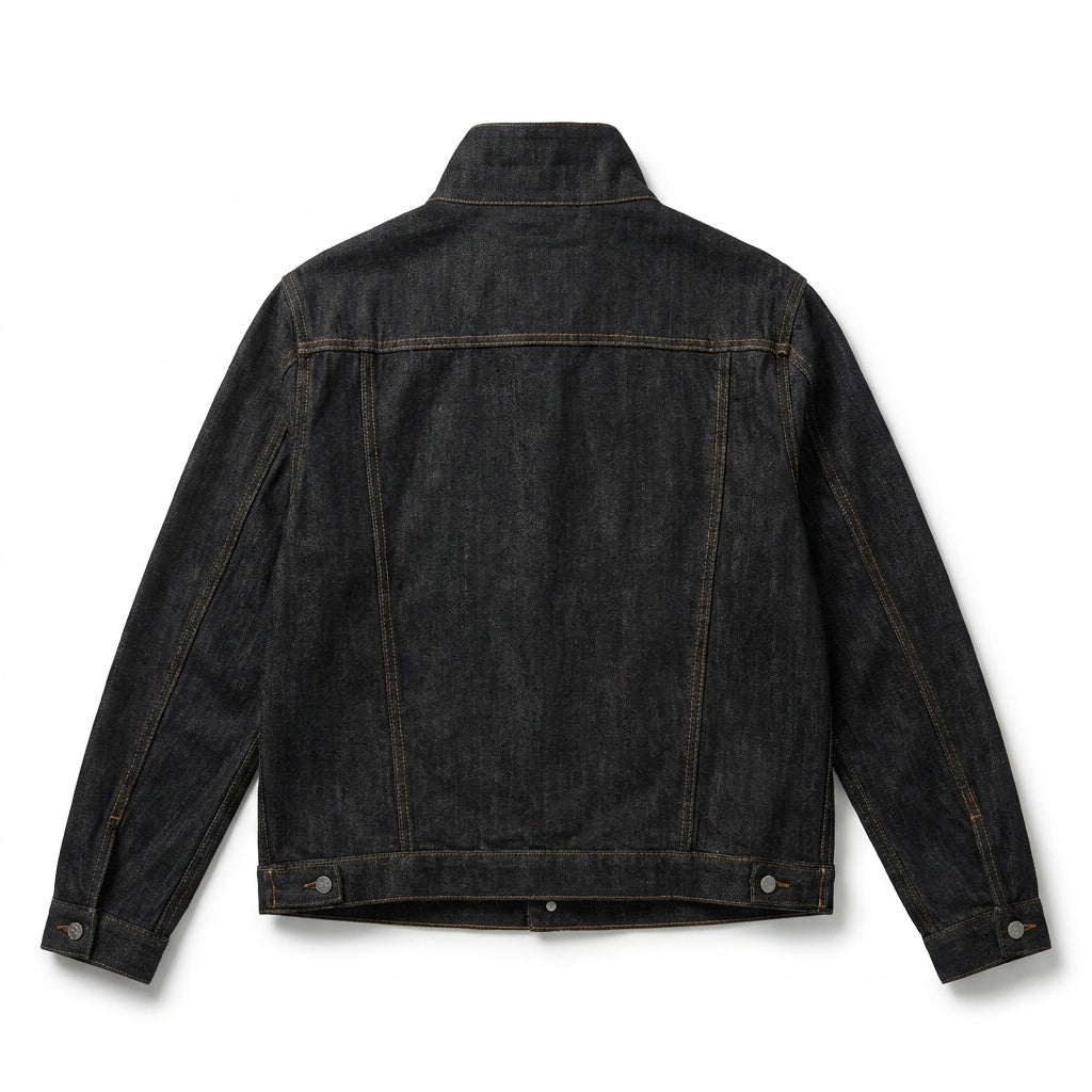 UNSEEN-Studios Stand Collar Denim Jacket