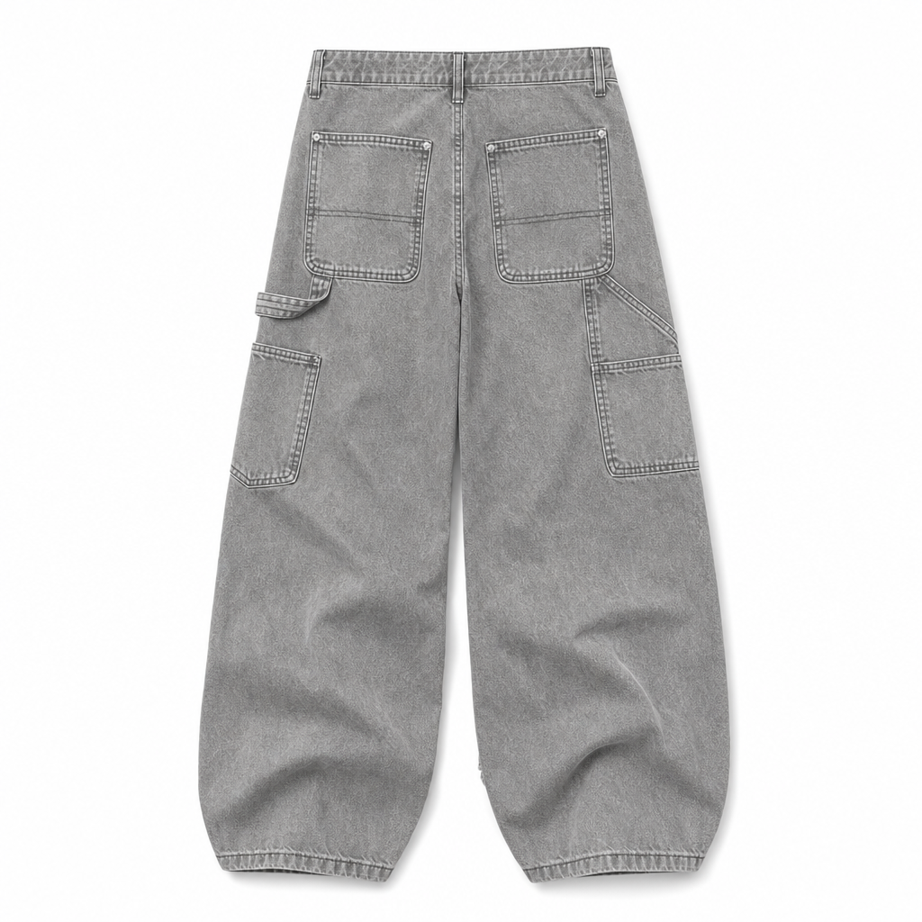 UNSEEN-Studios Double Knee Workwear Jeans
