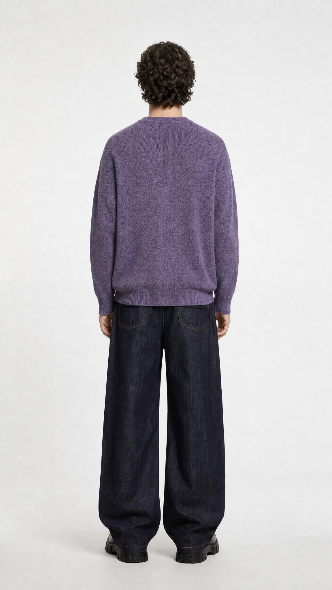UNSEEN-Studios Purple Eye Knit Sweater