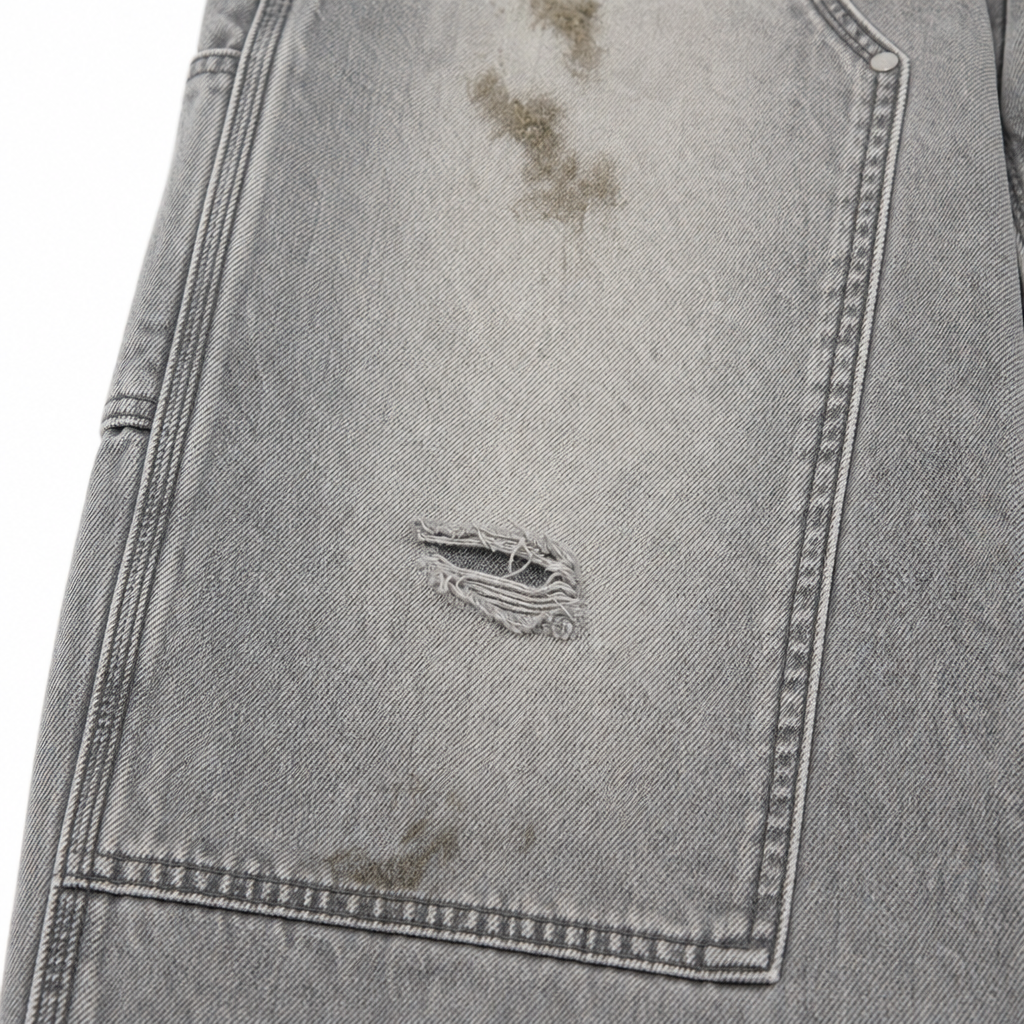 UNSEEN-Studios Double Knee Workwear Jeans