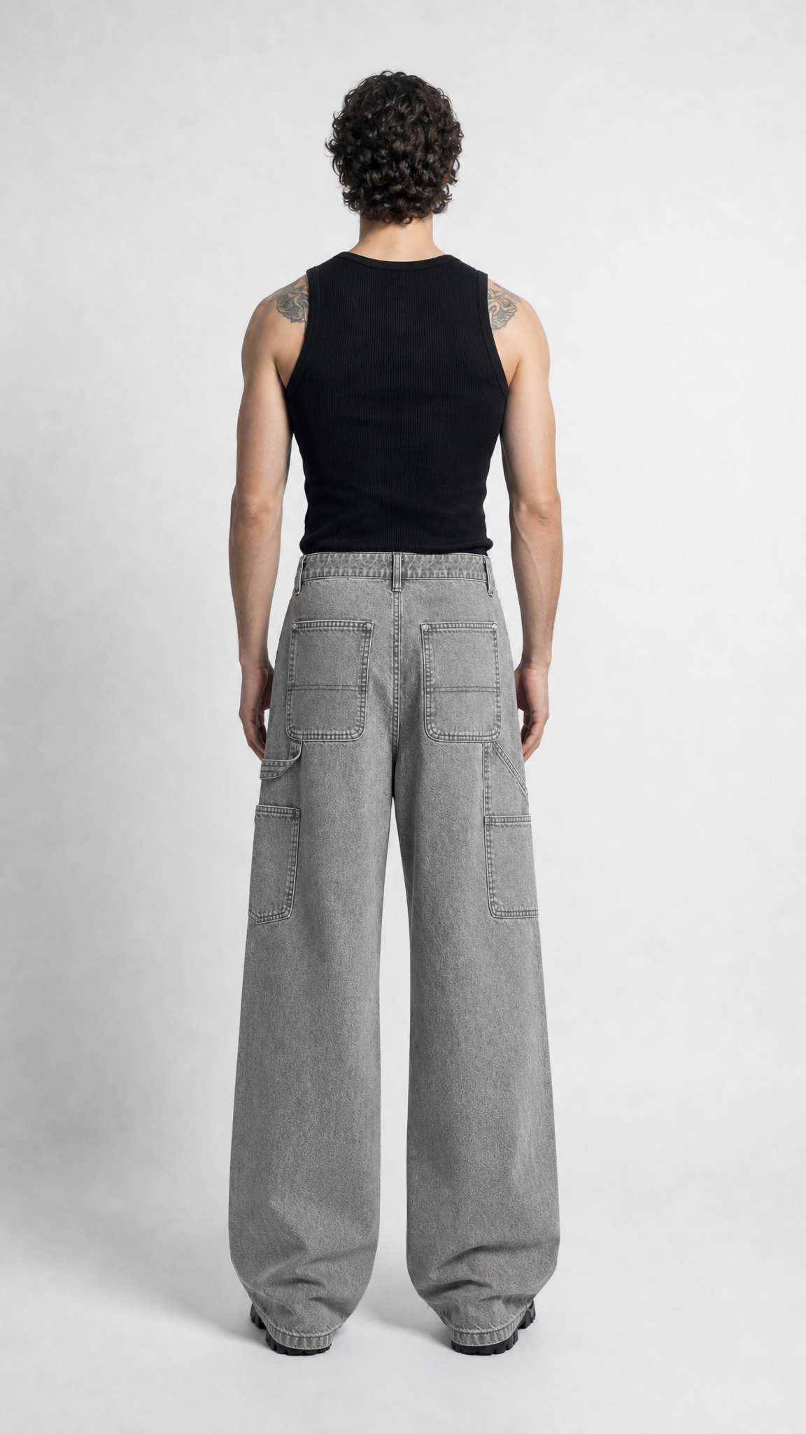 UNSEEN-Studios Double Knee Workwear Jeans
