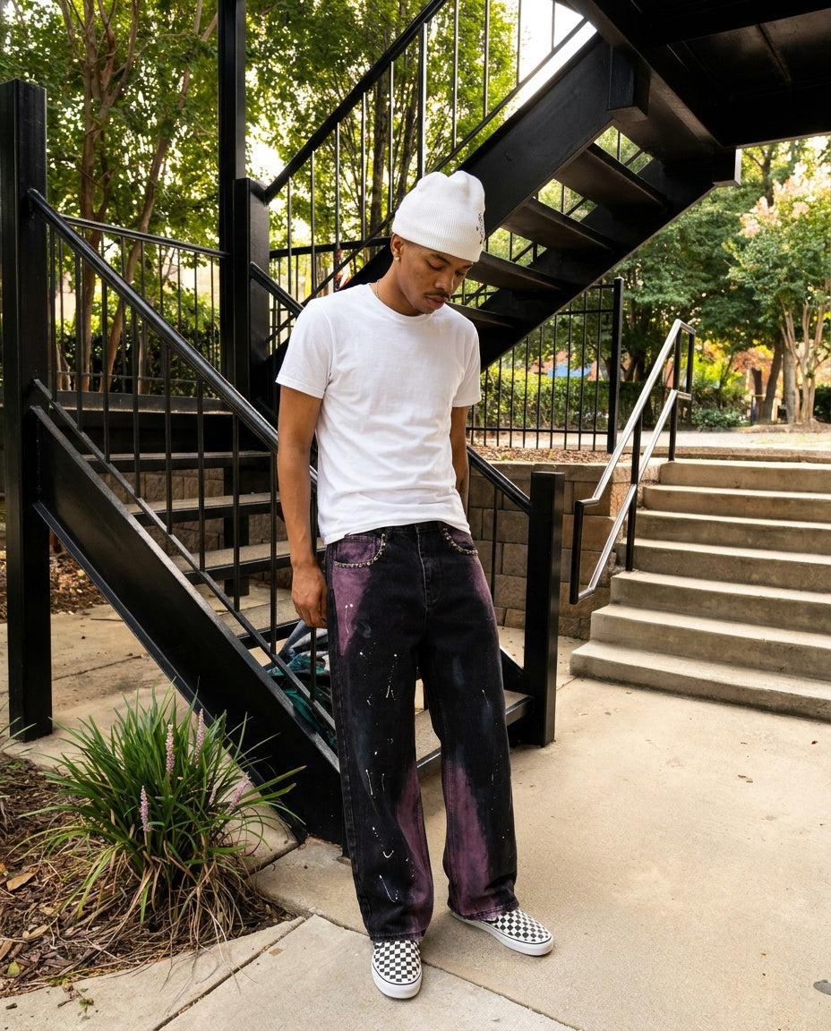 UNSEEN-Studios Void Paint Jeans