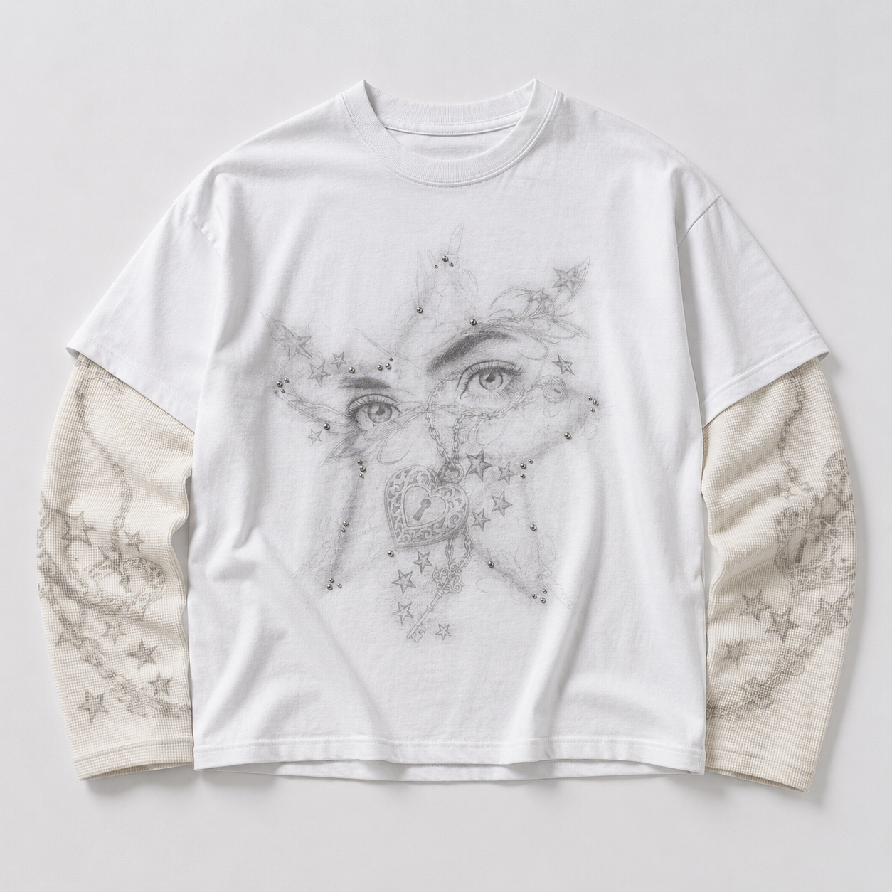 UNSEEN-Studios Cyber Love Layered Longsleeve