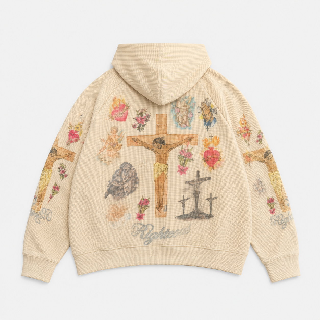 UNSEEN-Studios Righteous Waffle Zip Hoodie
