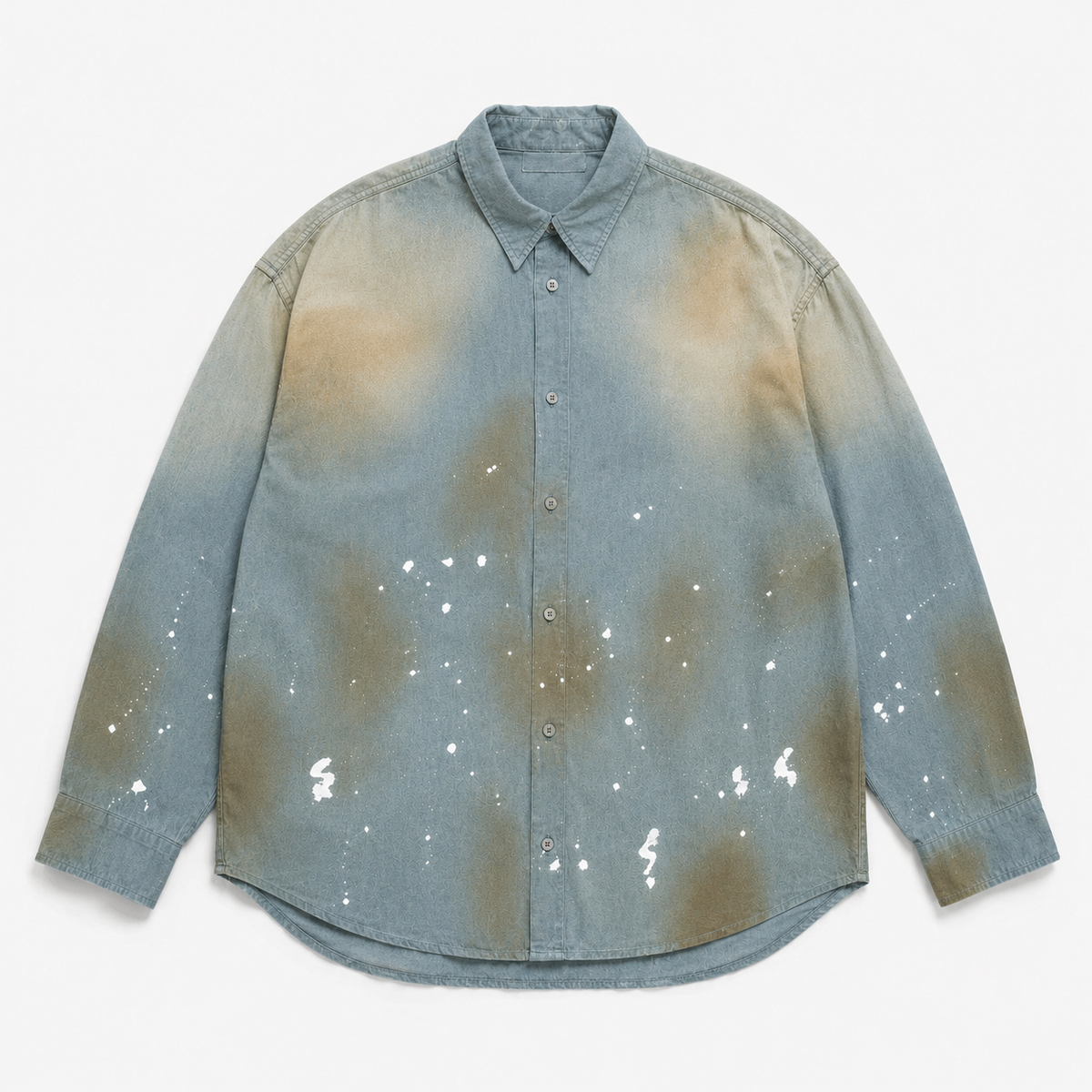UNSEEN-Studios Mud Washed Denim Shirt