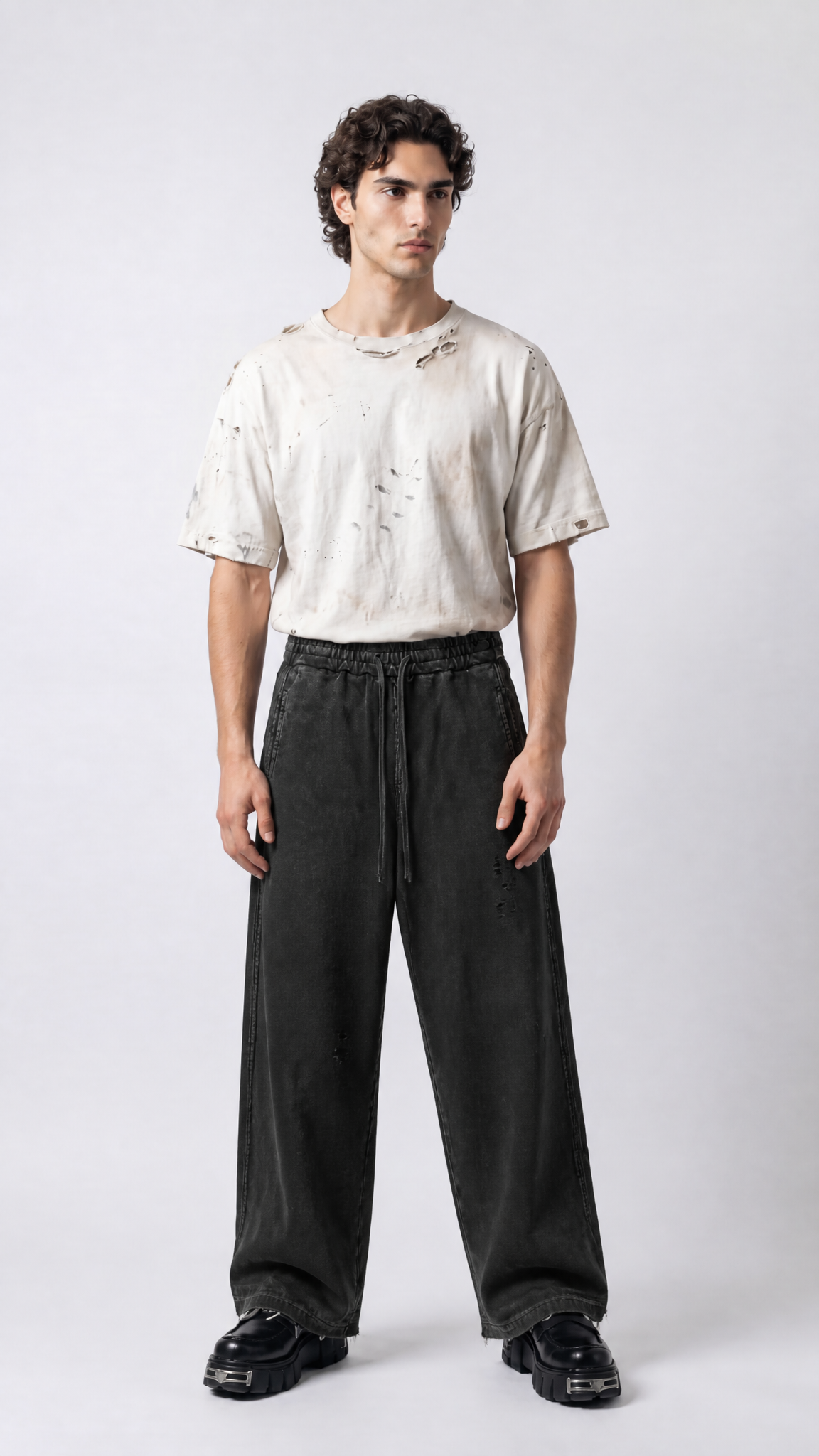 UNSEEN-Studios Distressed Basic Sweatpants