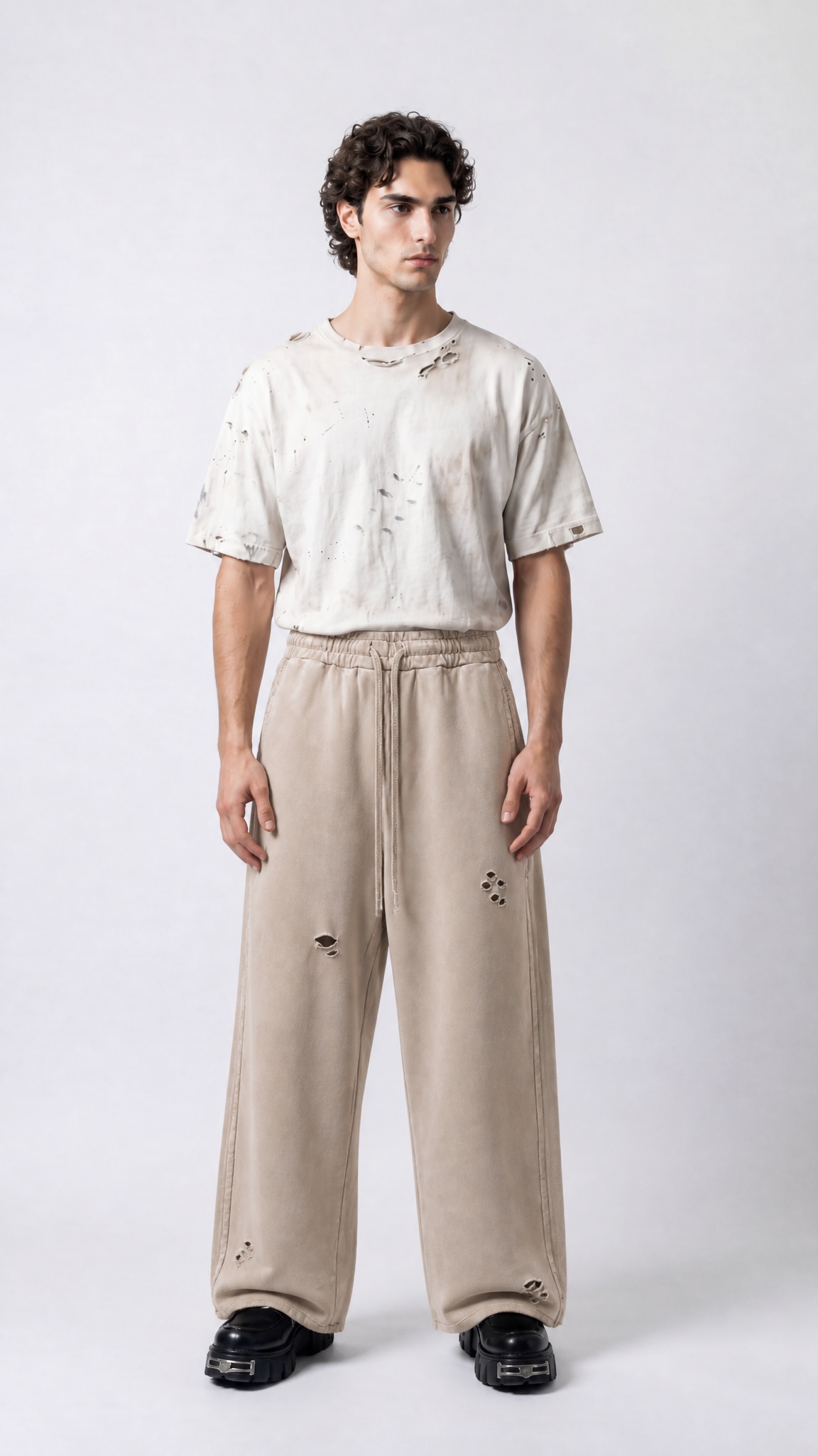 UNSEEN-Studios Distressed Basic Sweatpants