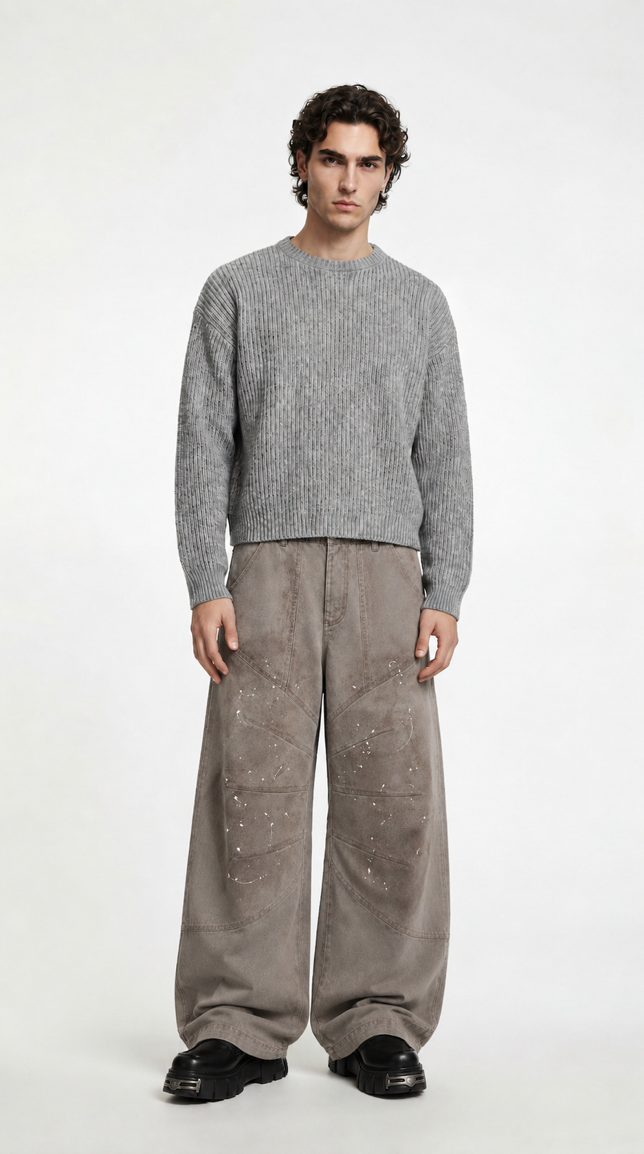 UNSEEN-Studios Dustland Wide Leg Jeans