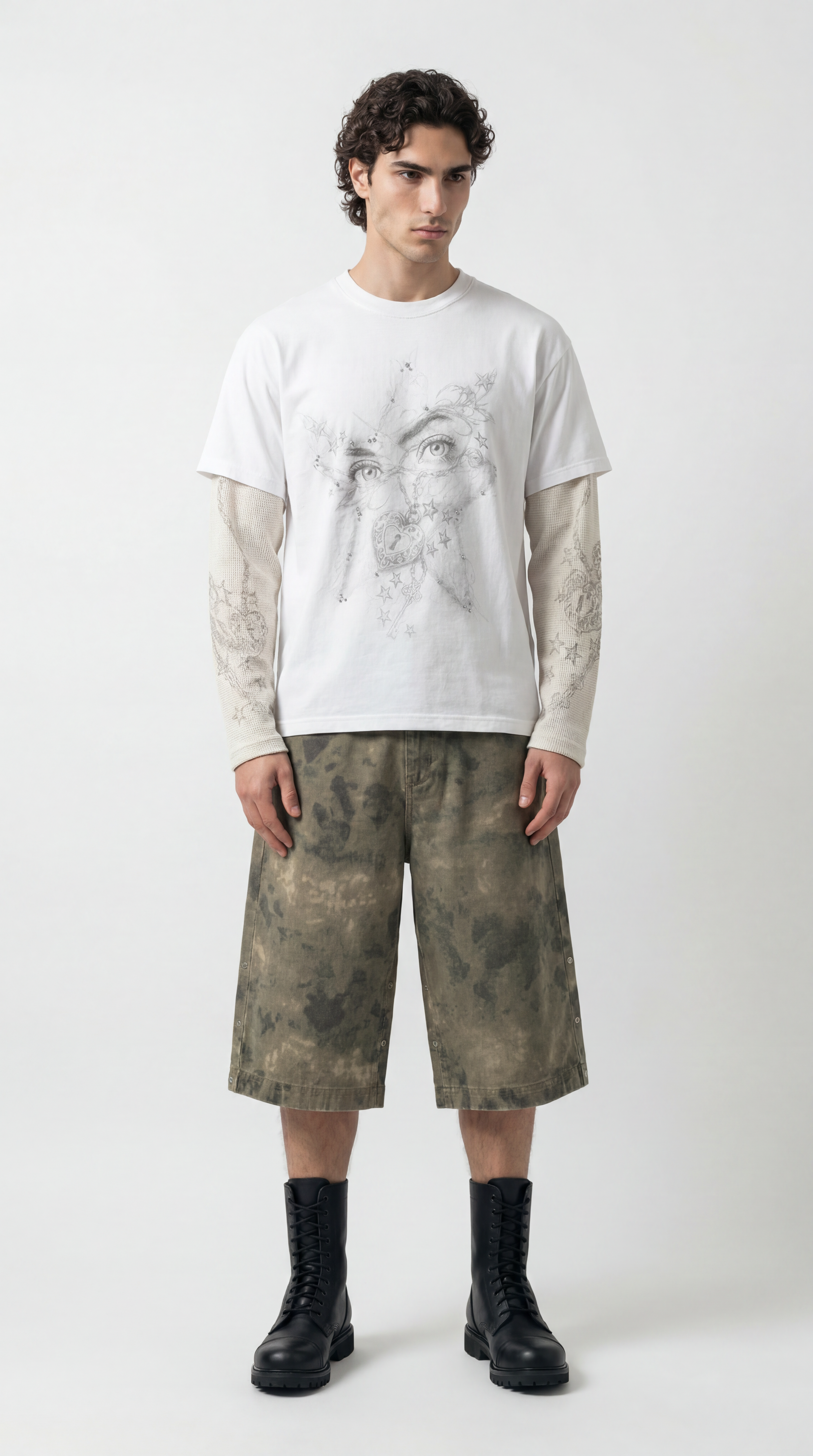 UNSEEN-Studios Cyber Love Layered Longsleeve