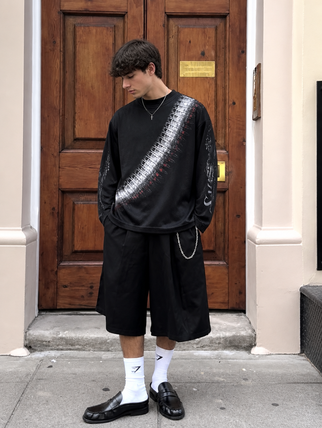 UNSEEN-Studios Cartridge Belt Waffle Longsleeve