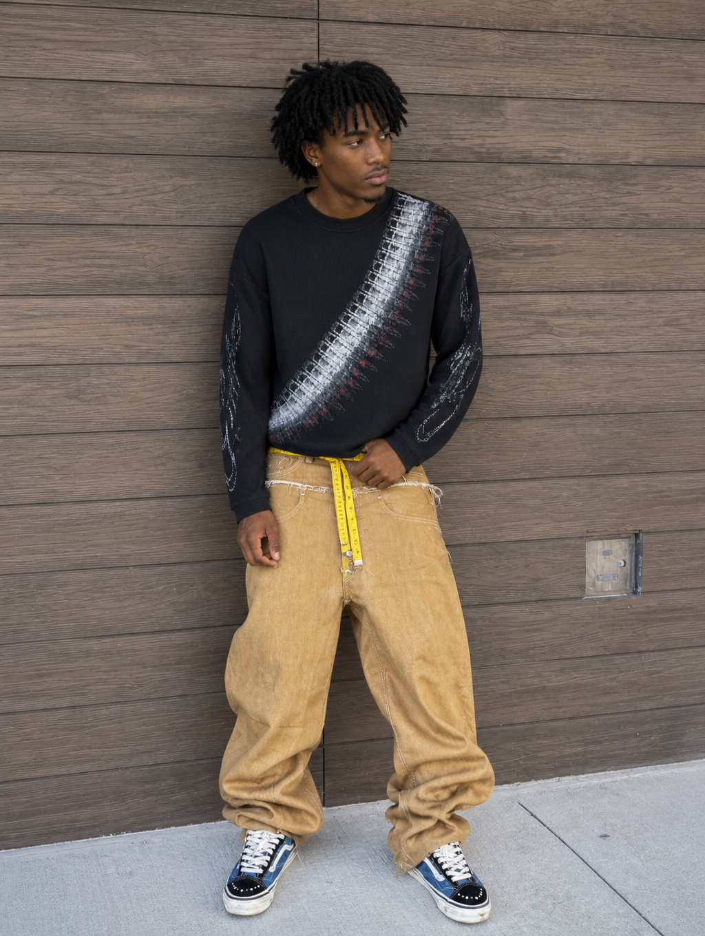 UNSEEN-Studios Cartridge Belt Waffle Longsleeve