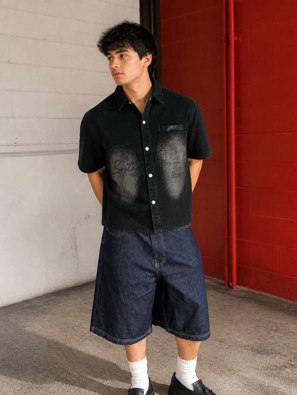 UNSEEN-Studios Resolve Denim Shirt