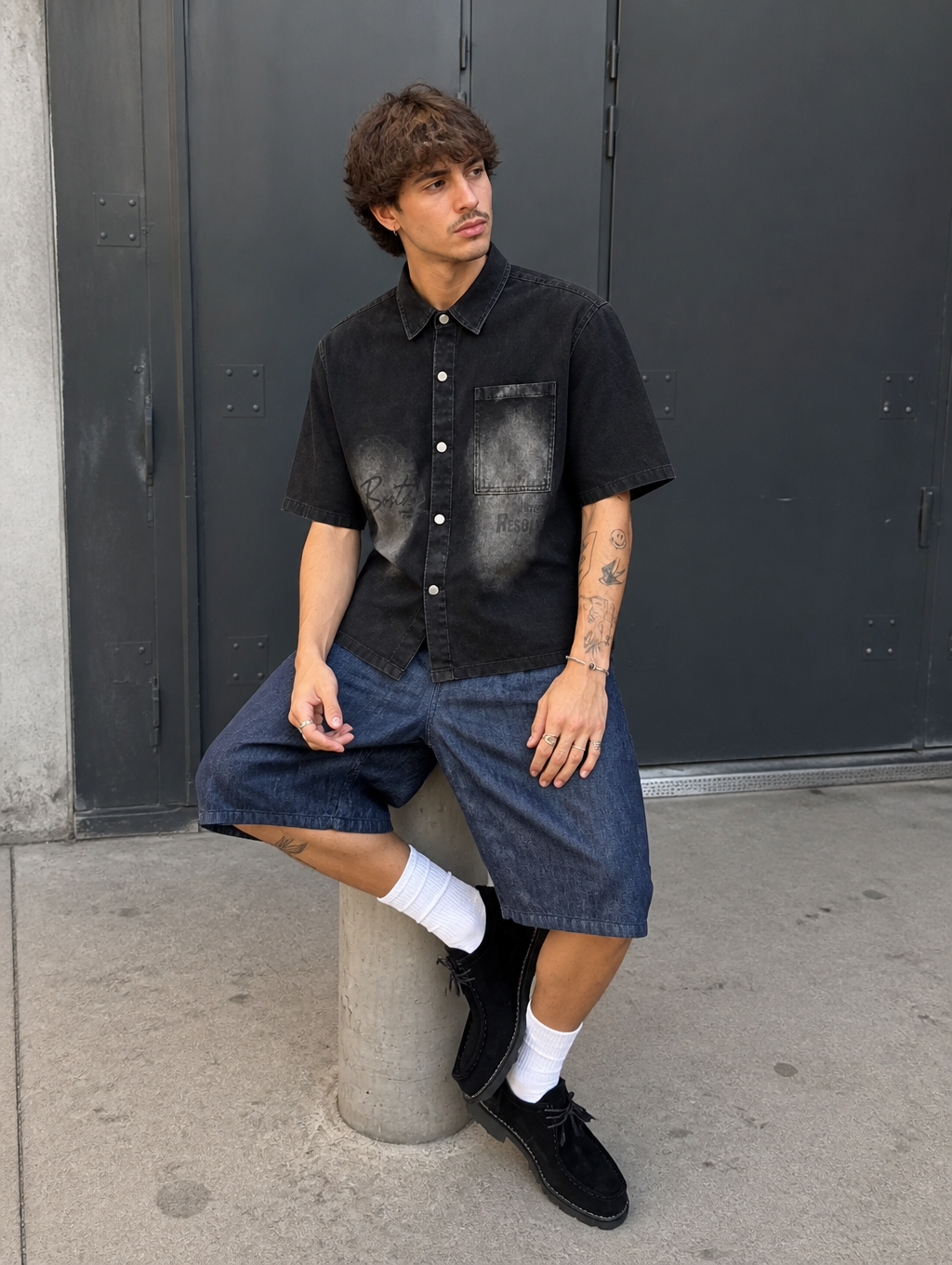 UNSEEN-Studios Resolve Denim Shirt