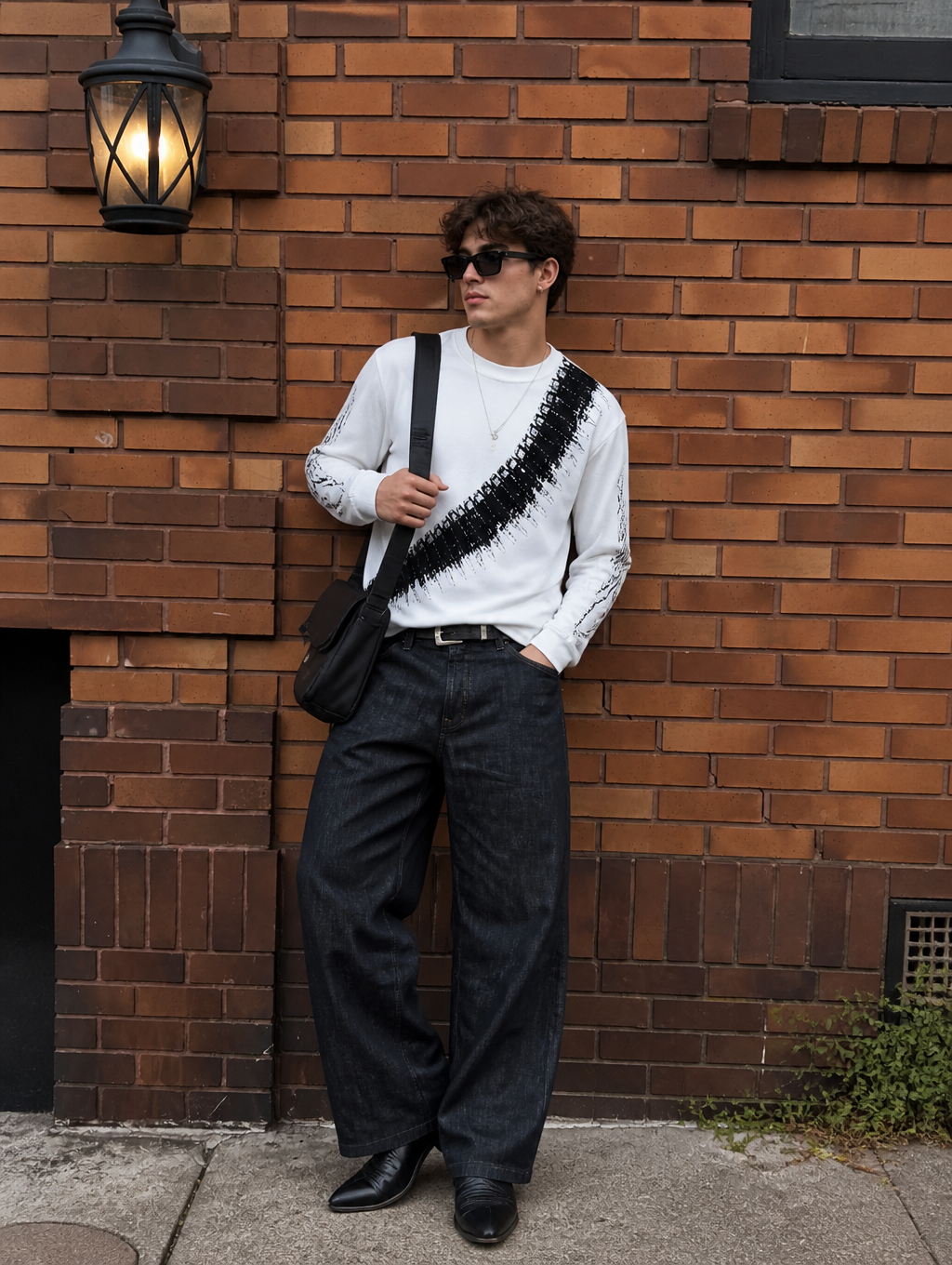UNSEEN-Studios Cartridge Belt Waffle Longsleeve