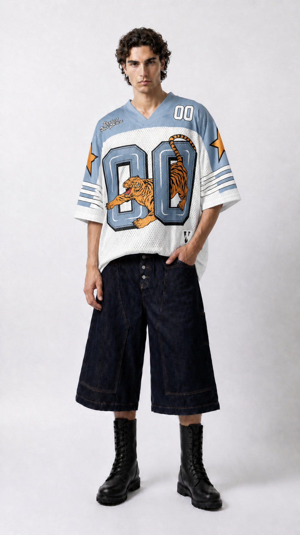 UNSEEN-Studios Tiger Varsity Mesh Jersey