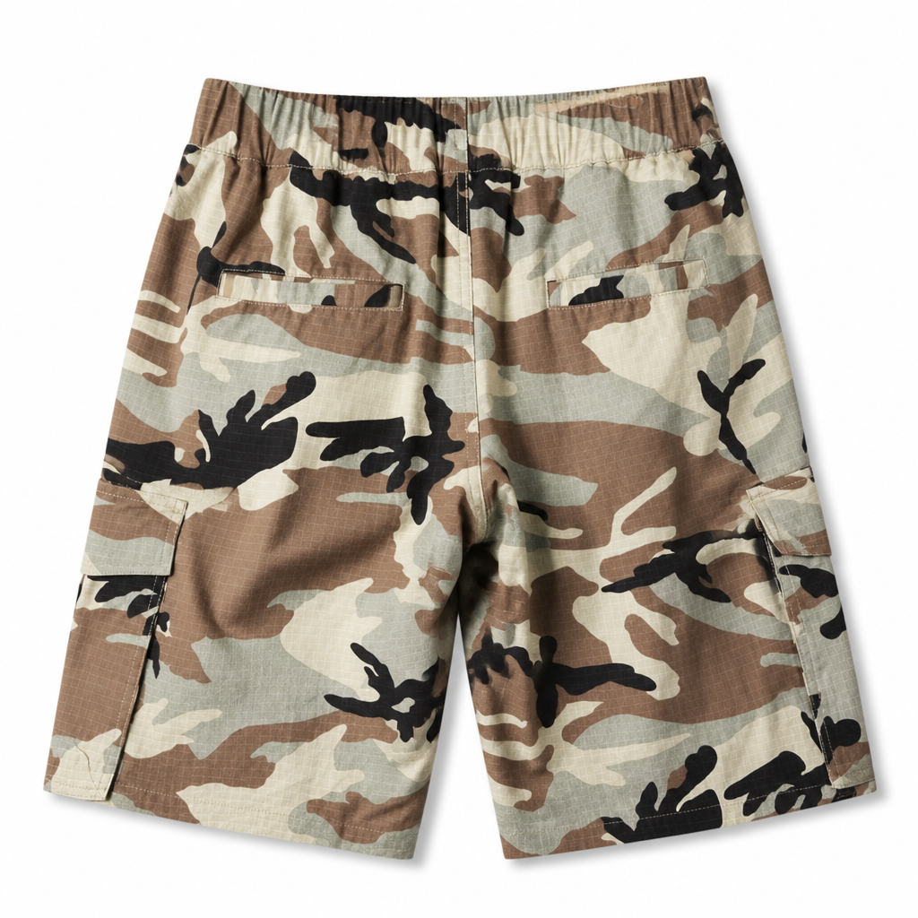 UNSEEN-Studios Nomad Camo Cargo Shorts