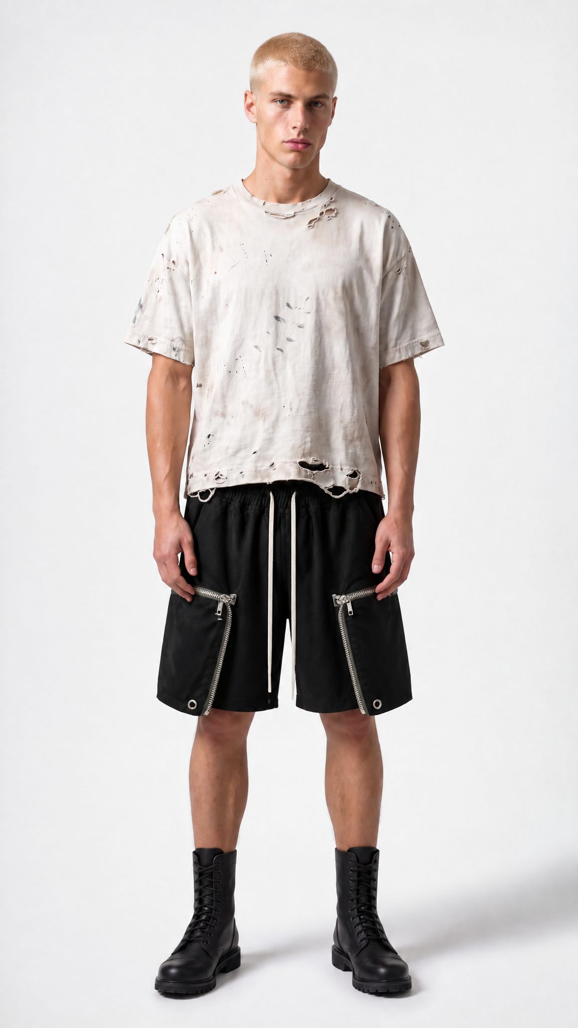 UNSEEN-Studios Antagonist Zip Cargo Shorts