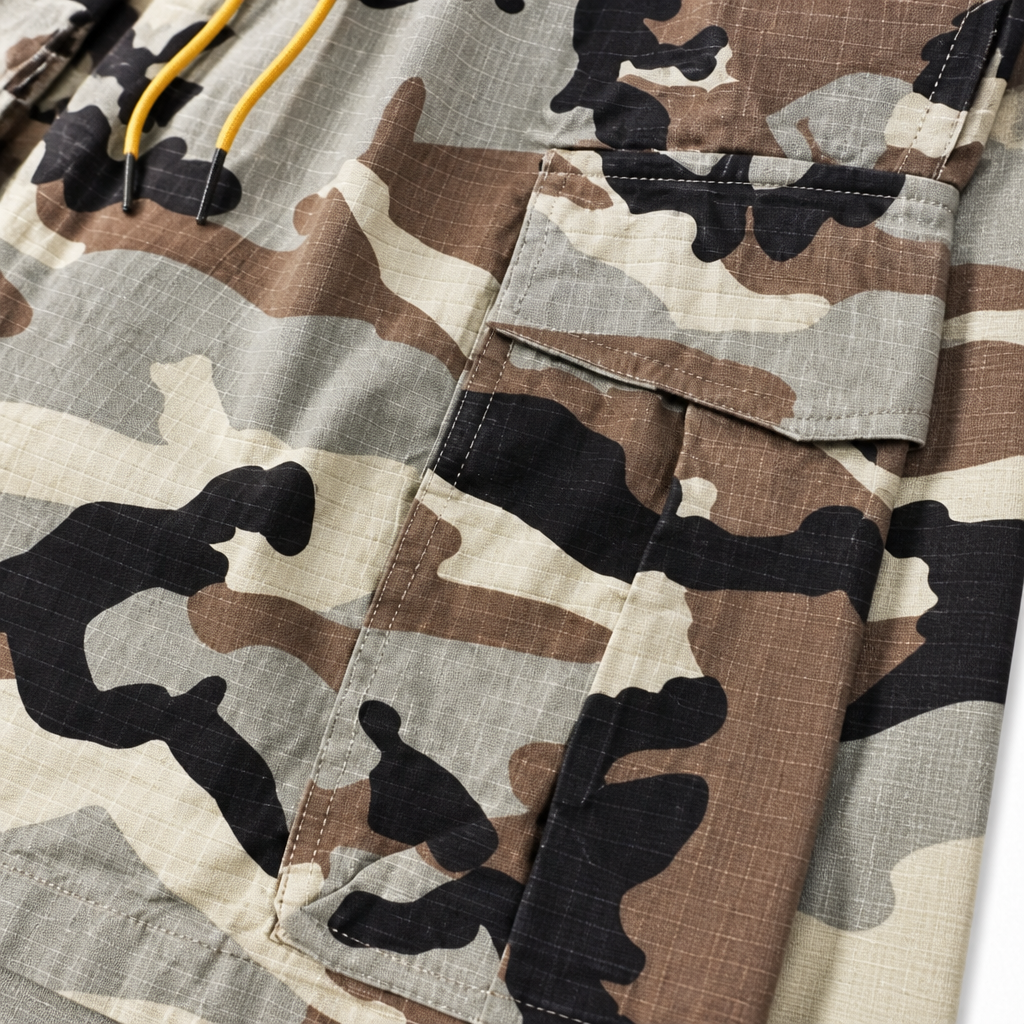 UNSEEN-Studios Nomad Camo Cargo Shorts