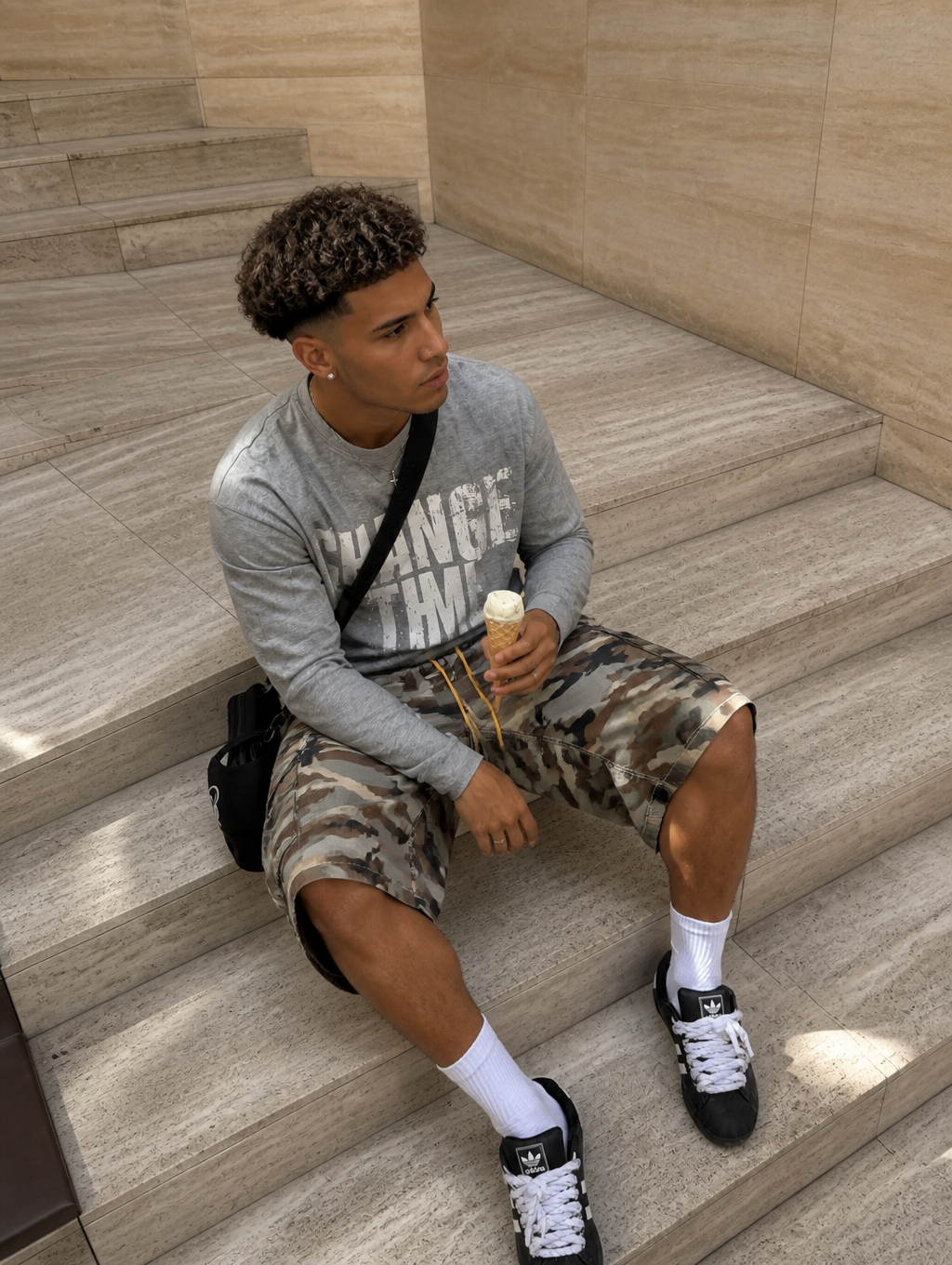 UNSEEN-Studios Nomad Camo Cargo Shorts