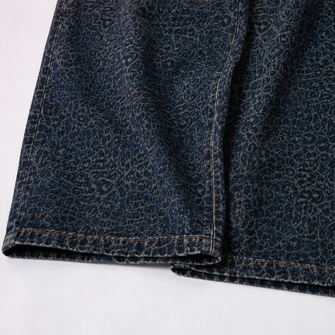UNSEEN-Studios Leopard Baggy Jeans Mirage