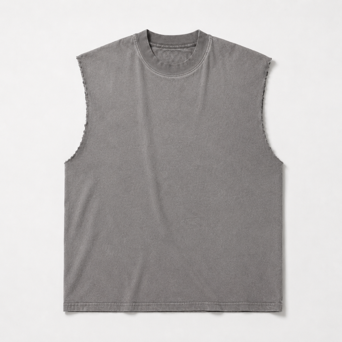 UNSEEN-Studios Graues Raw Washed Sleeveless Tank Top