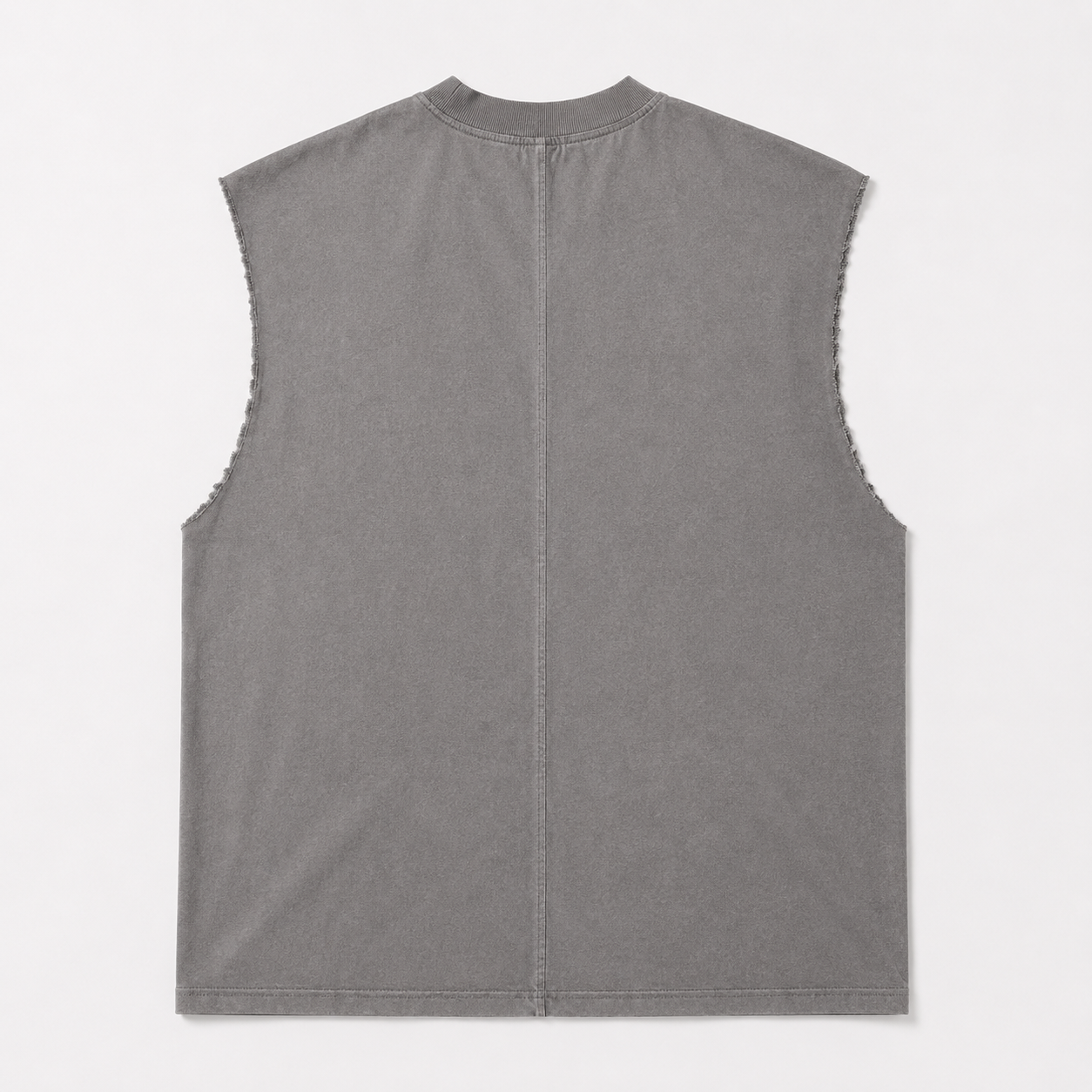 UNSEEN-Studios Graues Raw Washed Sleeveless Tank Top