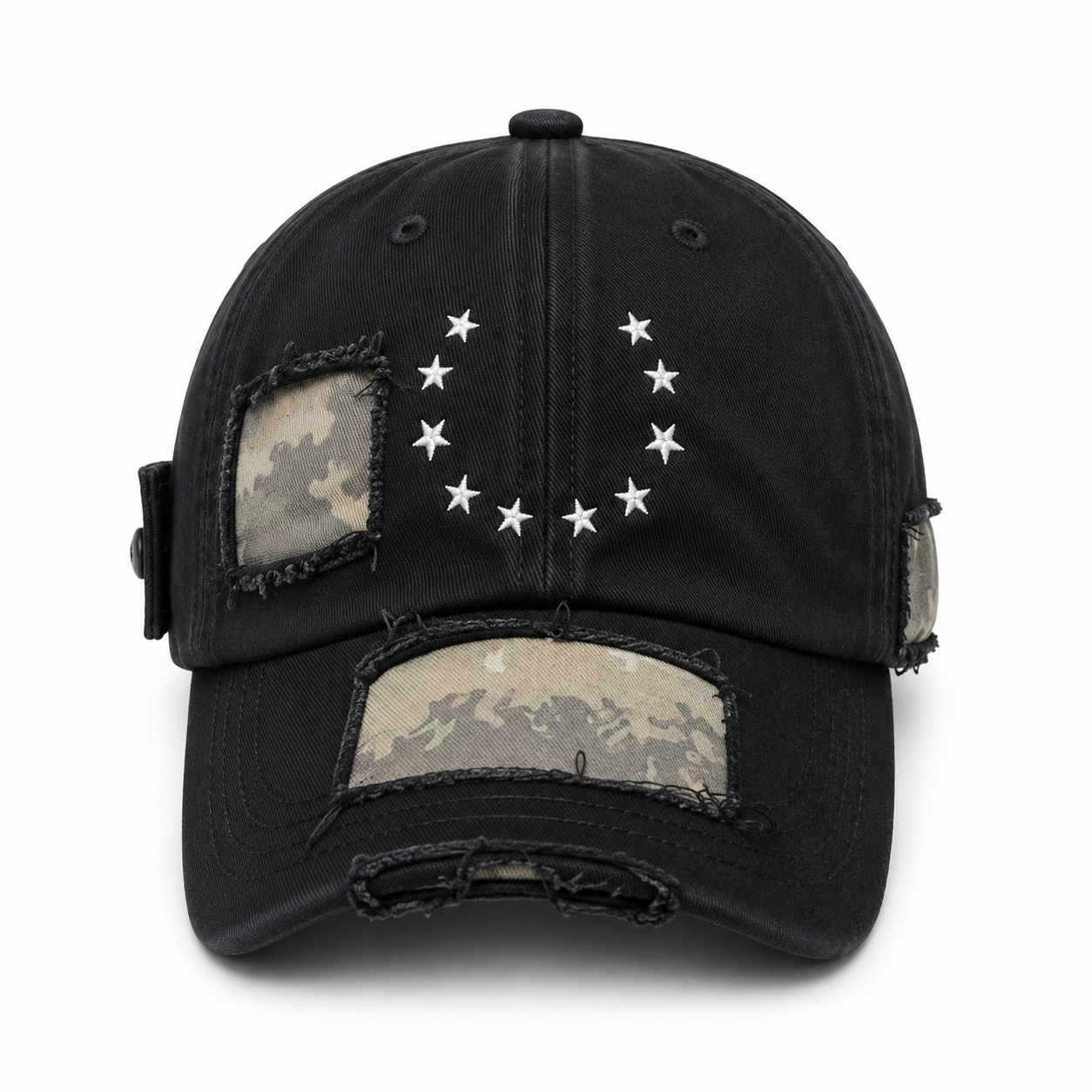 UNSEEN-Studios Distressed Patch Cap