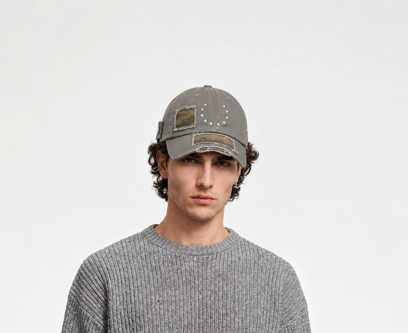 UNSEEN-Studios Distressed Patch Cap