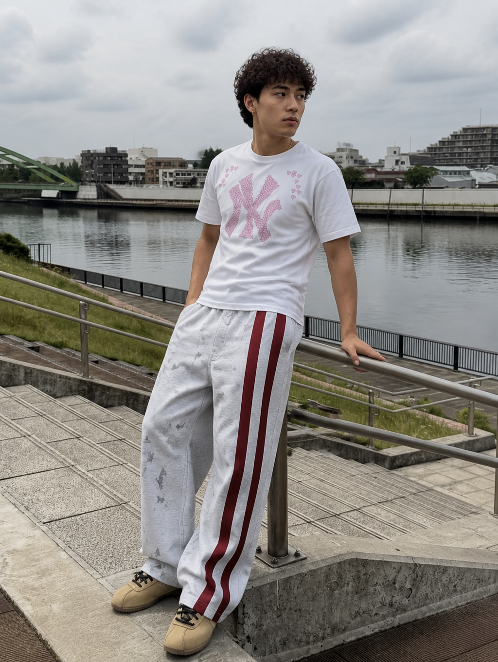UNSEEN-Studios Liberty Wide Leg Baggy Sweatpants