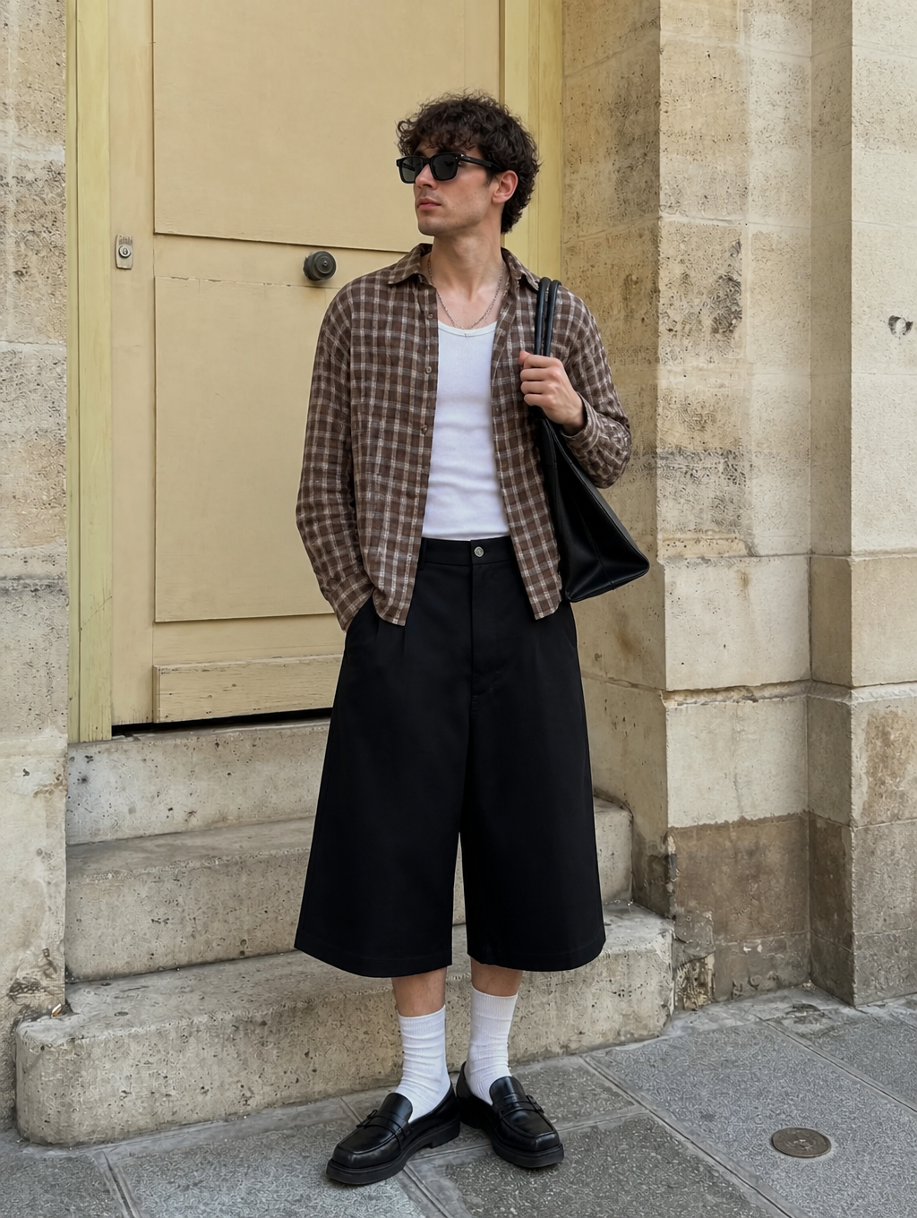 UNSEEN-Studios Tailored Wide Shorts