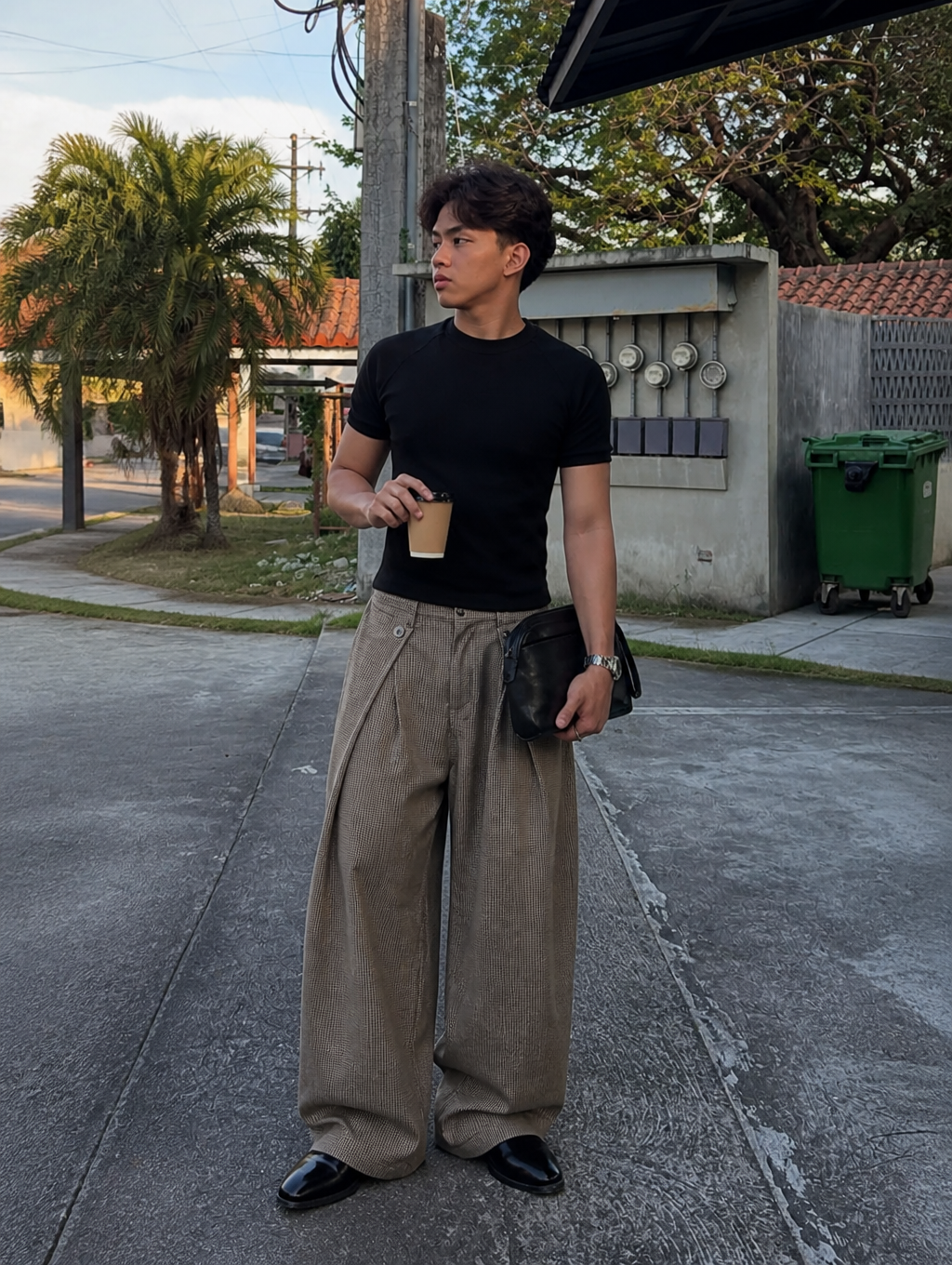 UNSEEN-Studios Tailored Pleated Bundfaltenhose
