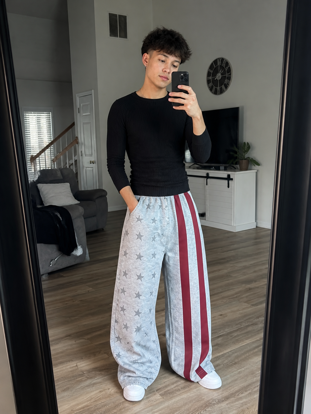 UNSEEN-Studios Liberty Wide Leg Baggy Sweatpants