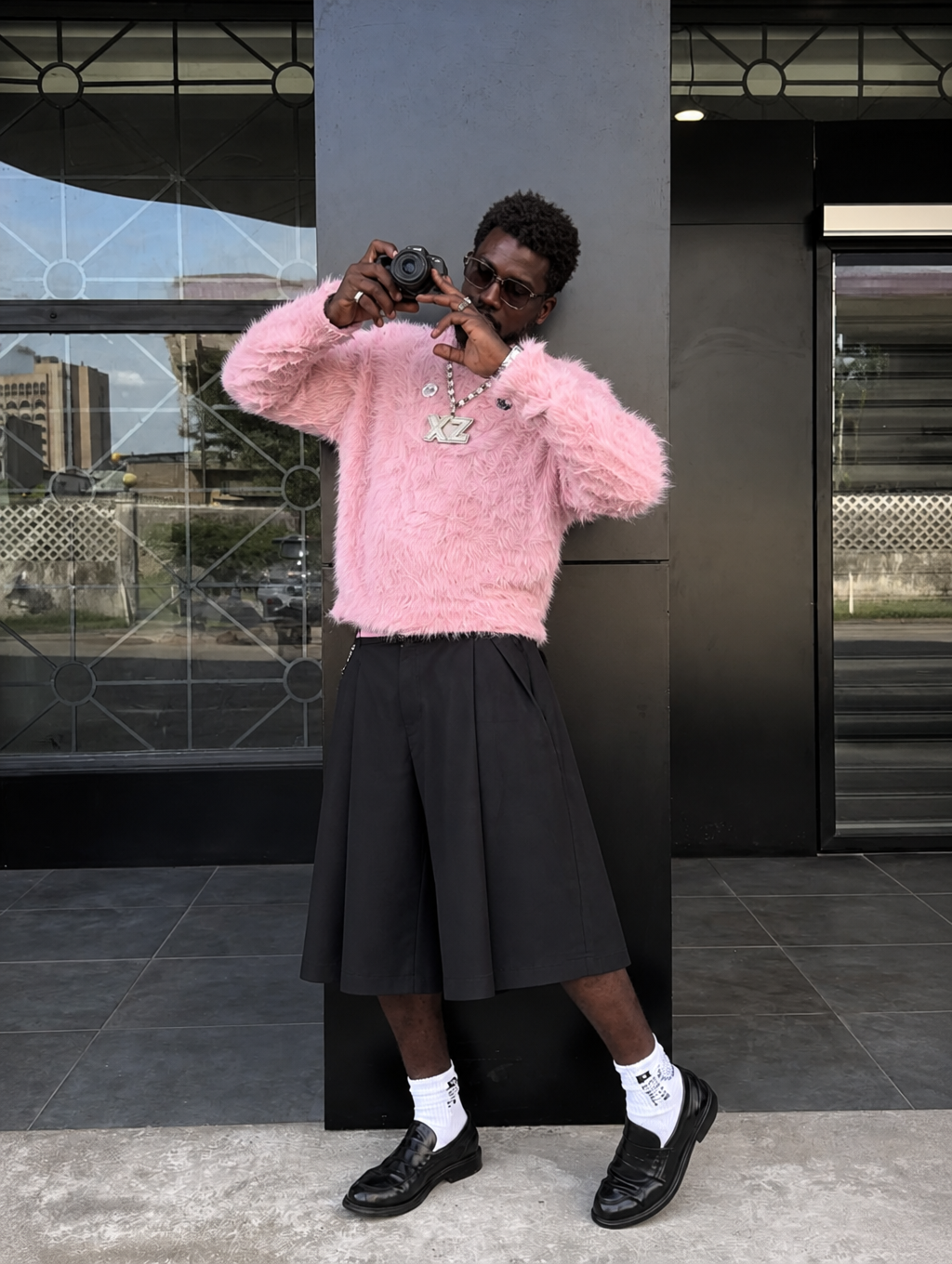 UNSEEN-Studios Tailored Wide Shorts