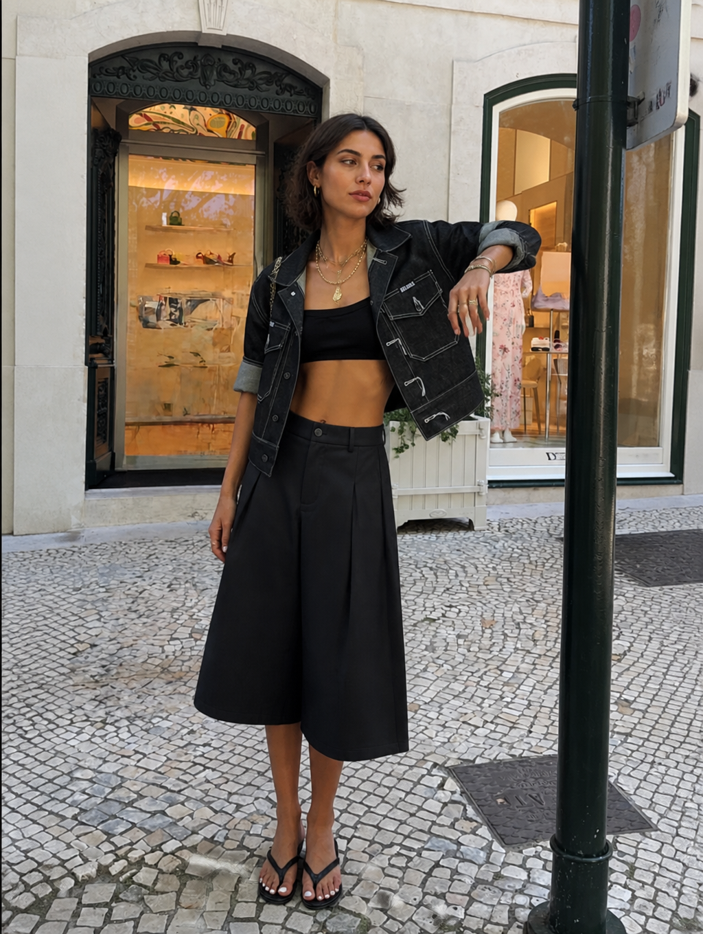 UNSEEN-Studios Tailored Wide Shorts