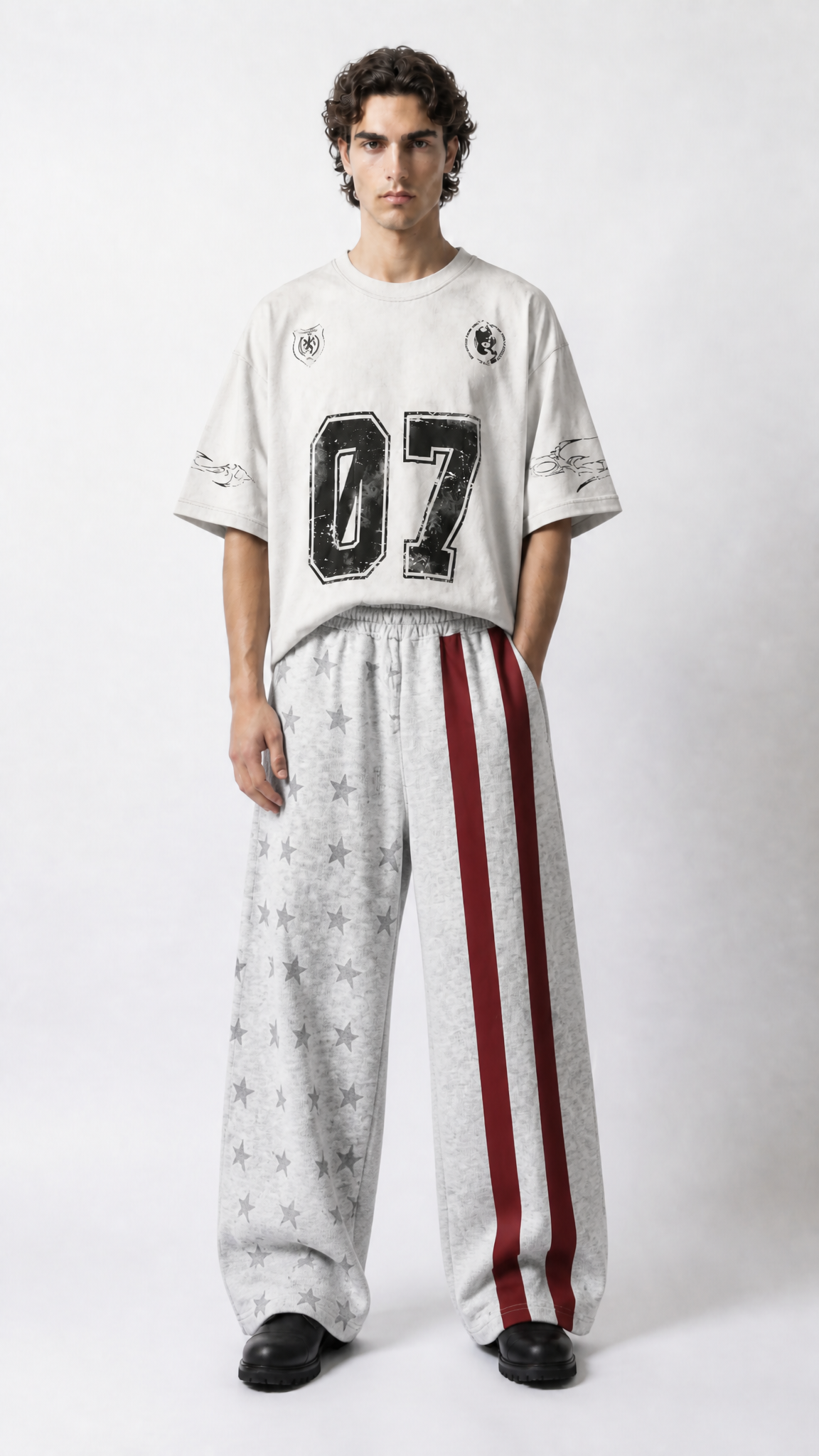 UNSEEN-Studios Liberty Wide Leg Baggy Sweatpants