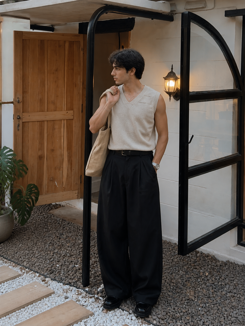 UNSEEN-Studios Tailored Pleated Bundfaltenhose