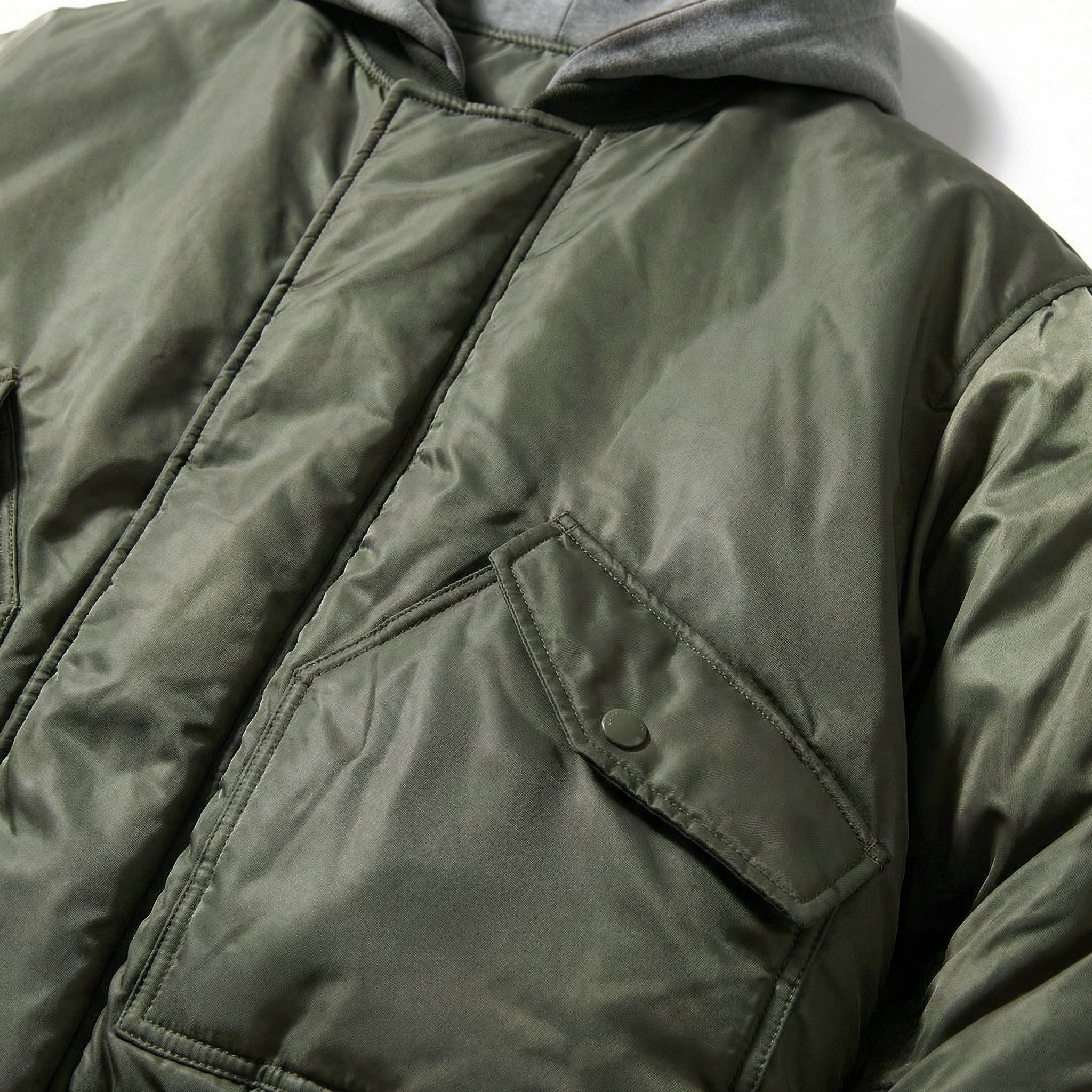 UNSEEN-Studios hooded Bomberjacket