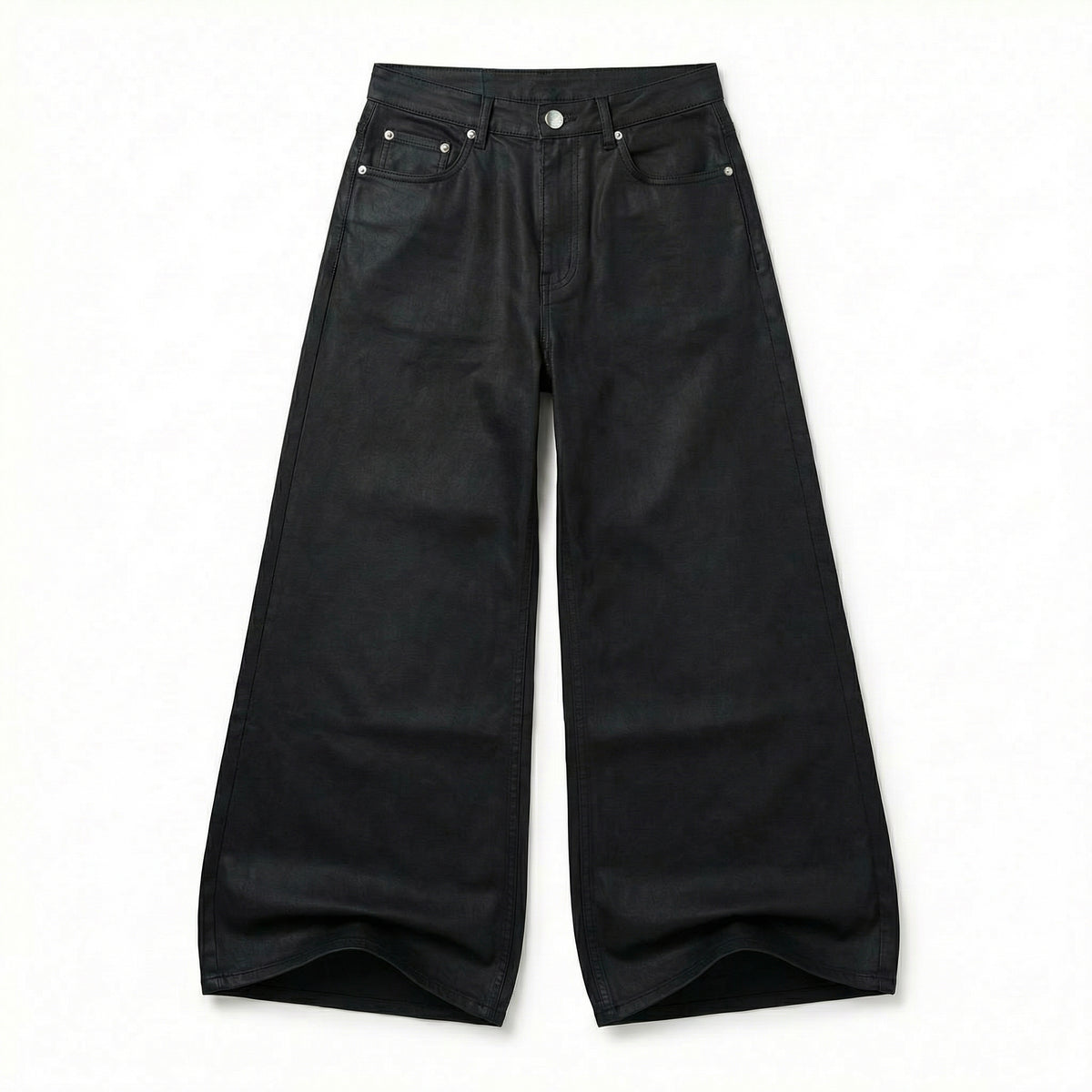 UNSEEN-Studios Black Wide Leg Hose