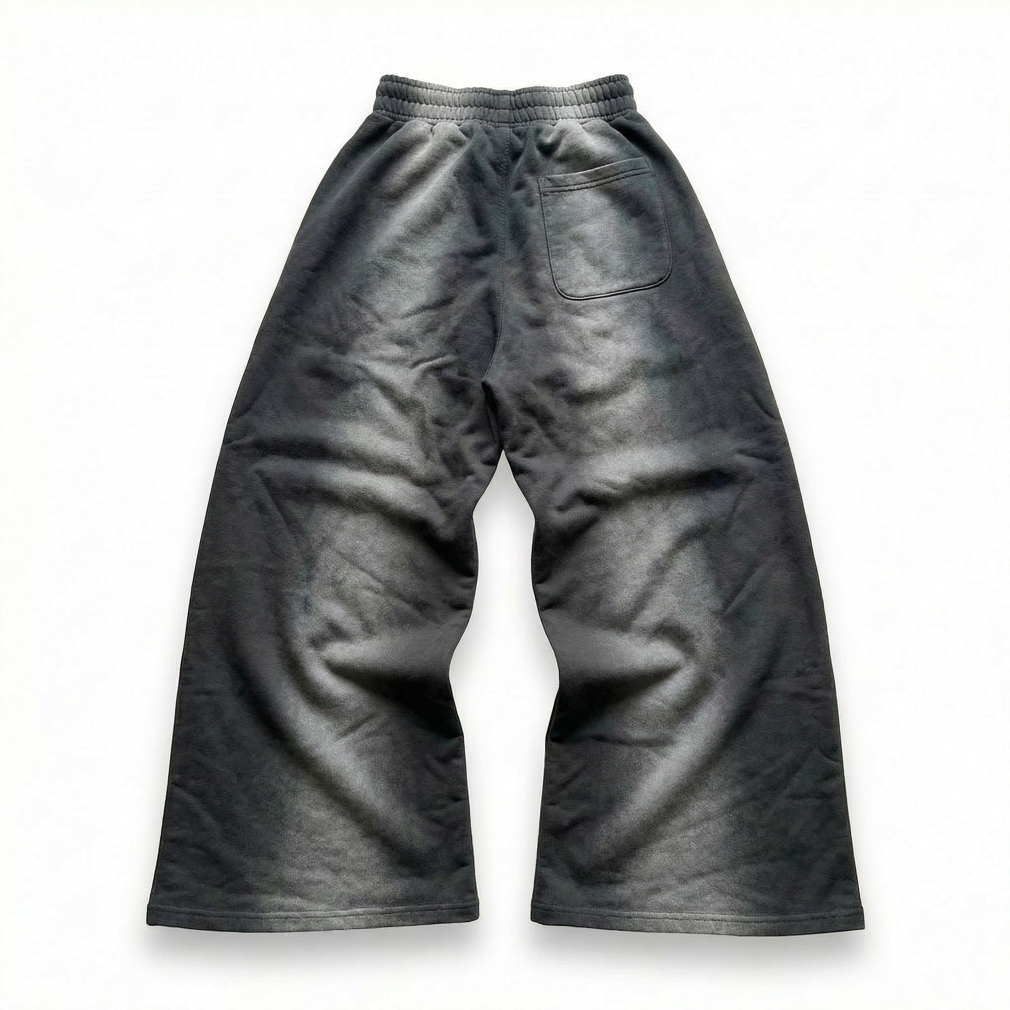 UNSEEN-Studios Washed Wide Leg Jogger Black